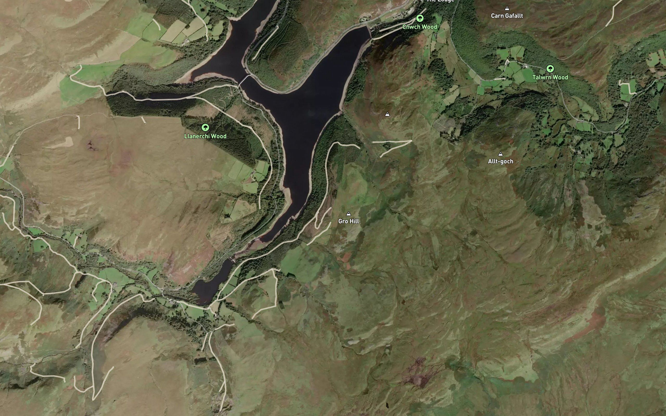Caban-coch Reservoir