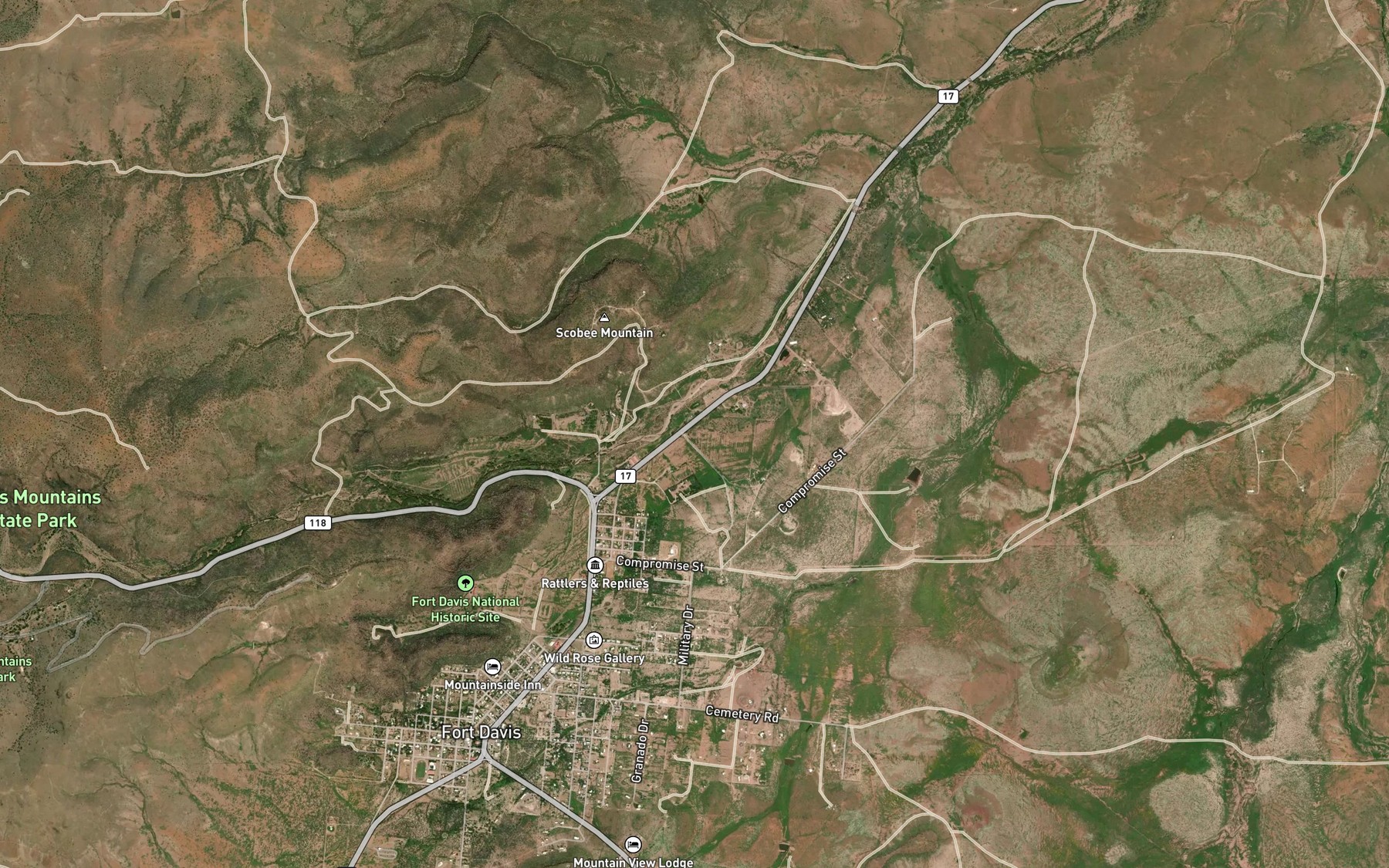 Satellite map of the Sproul Reservoir