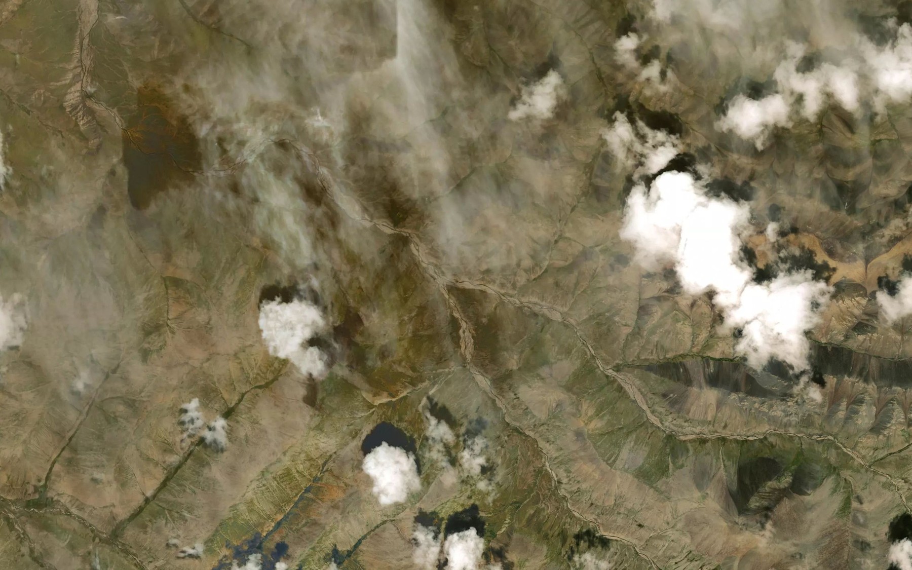 Satellite map of the Turashu