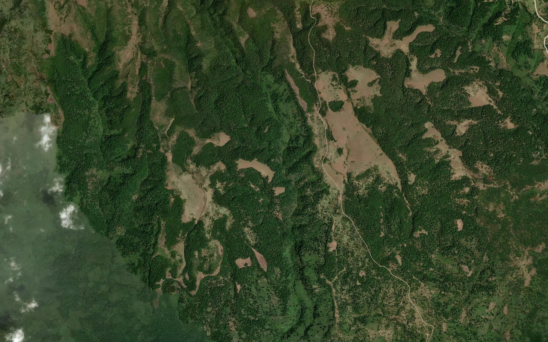 Satellite map of the Chogoi