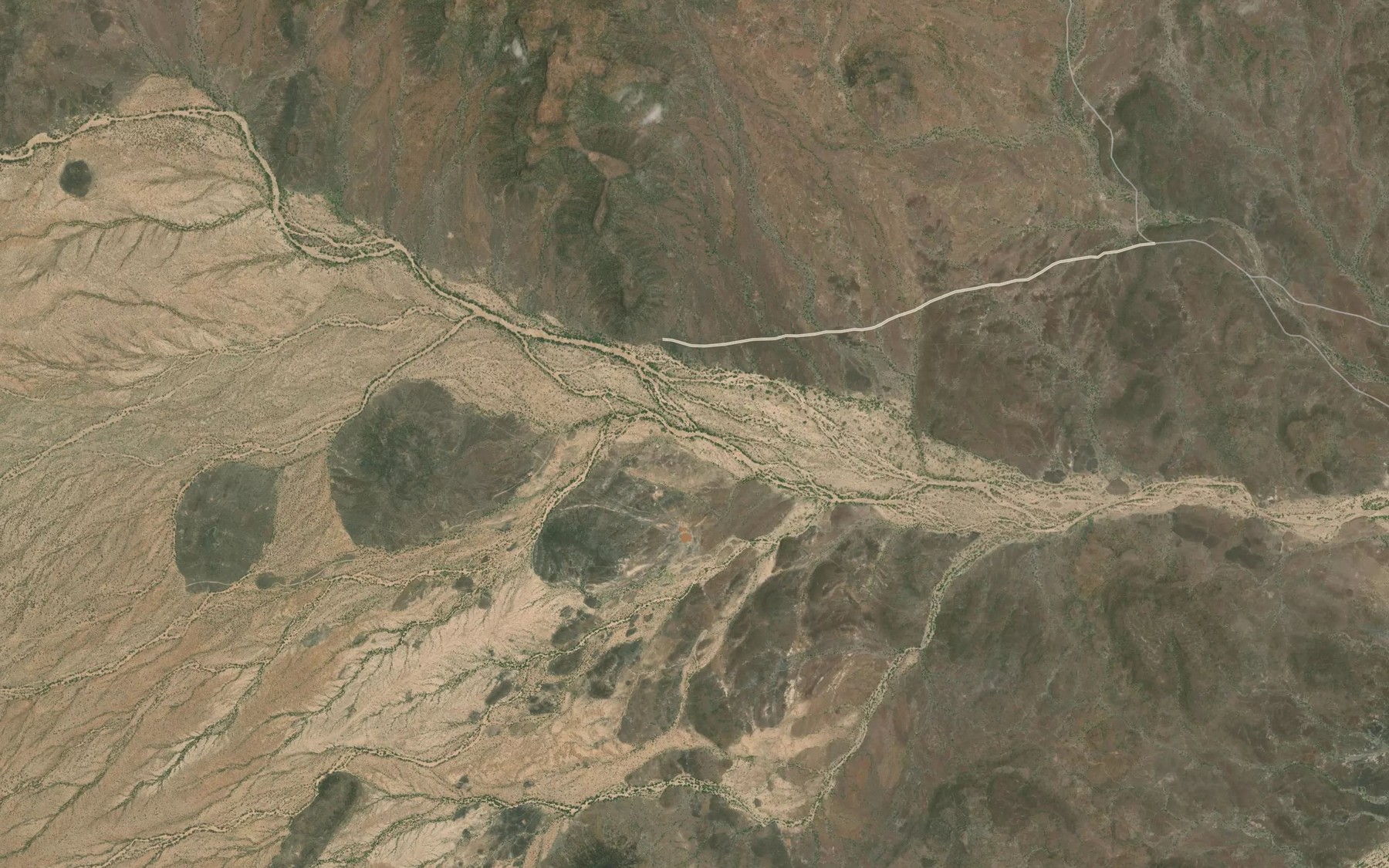 Satellite map of the Kangisirite