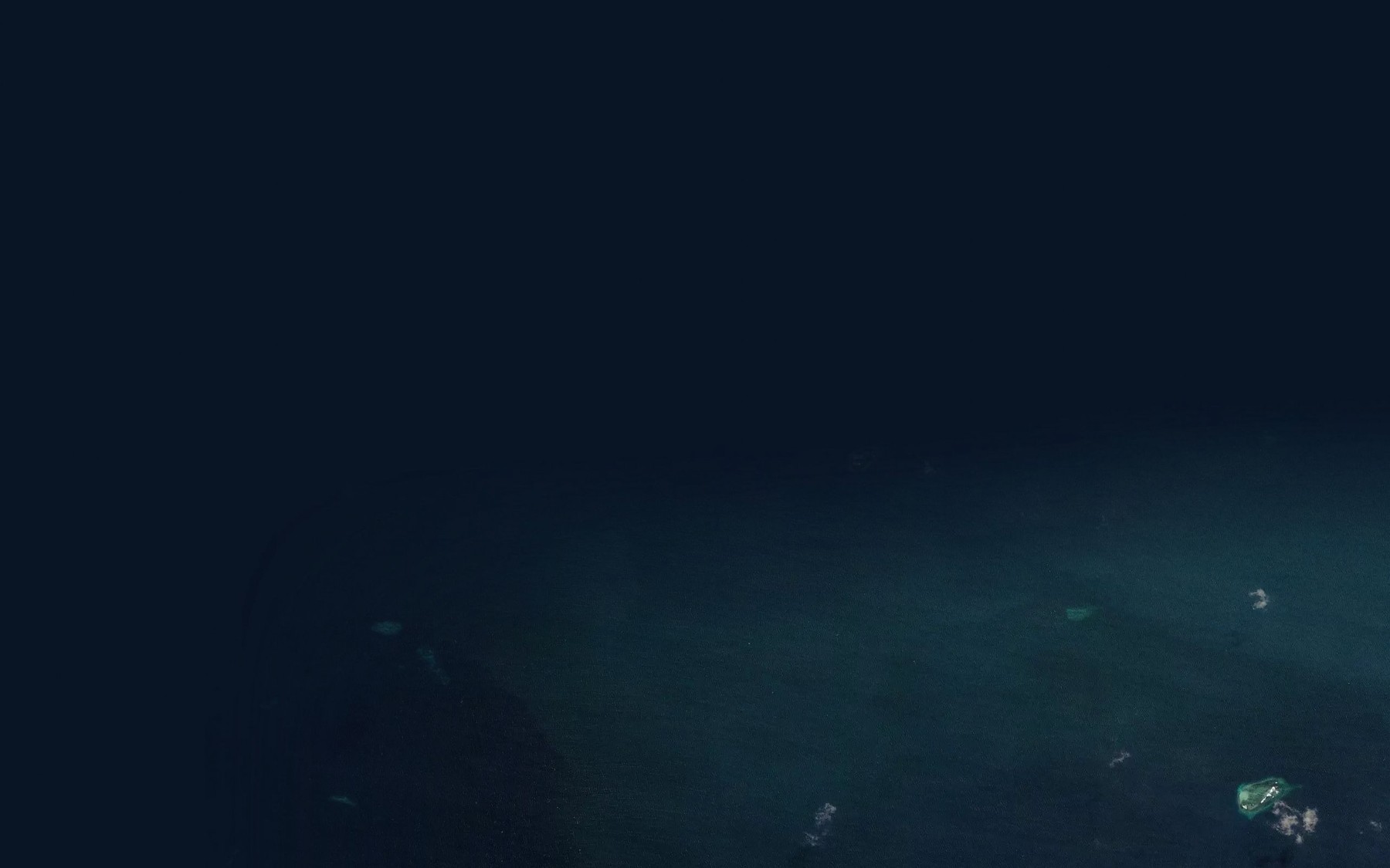 Satellite map of the Chapman Reefs