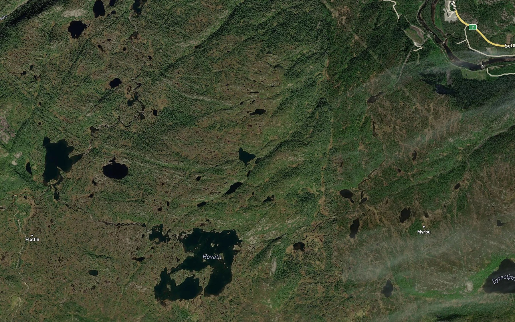 Satellite map of the Katridalstjonn lisle
