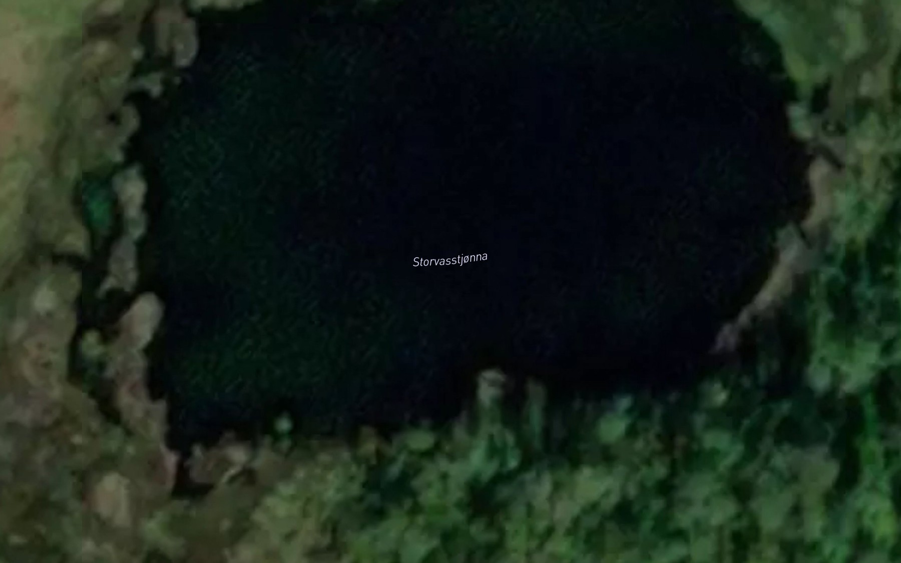 Satellite map of the Storvasstjonna