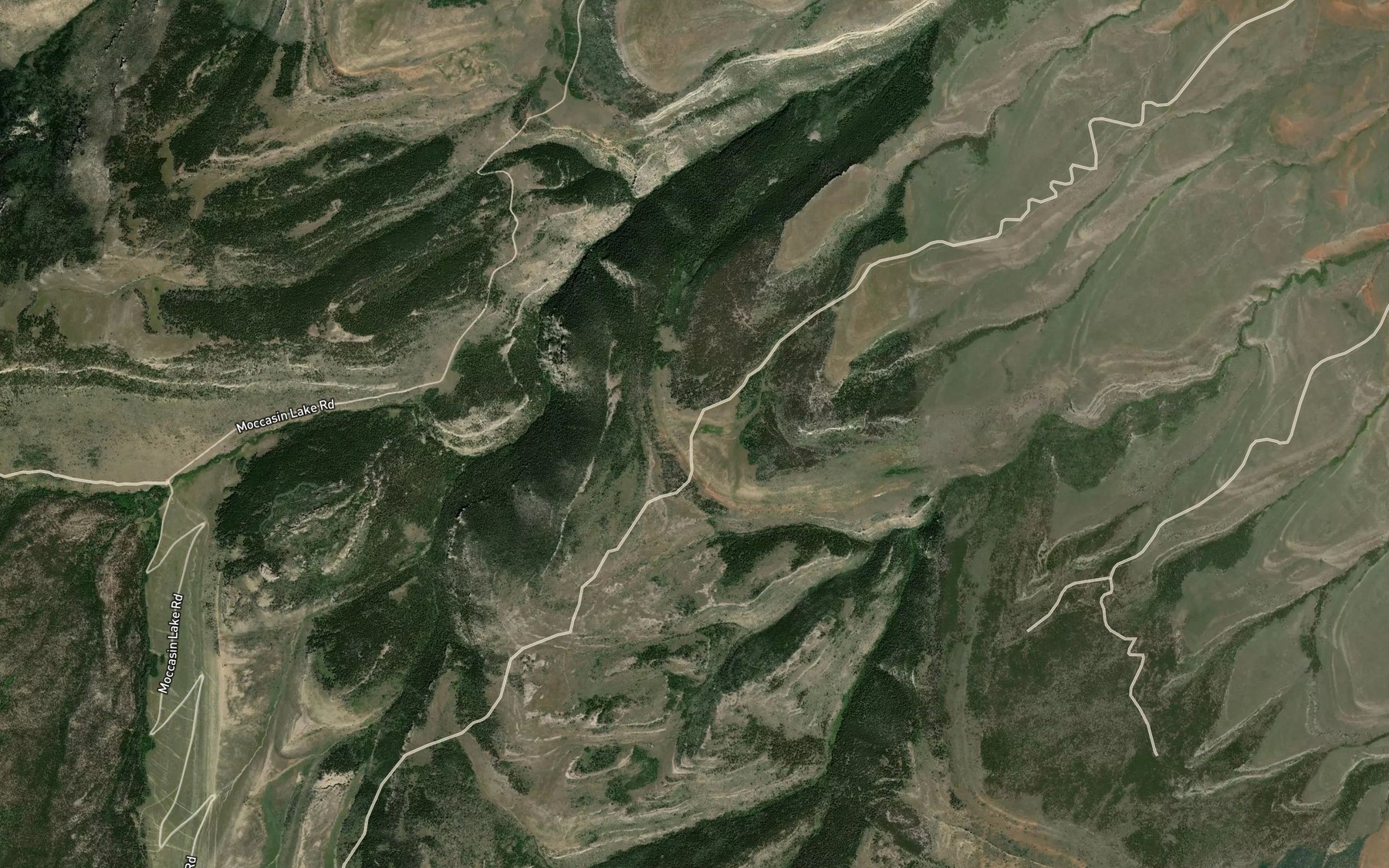Satellite map of the Blue Spring