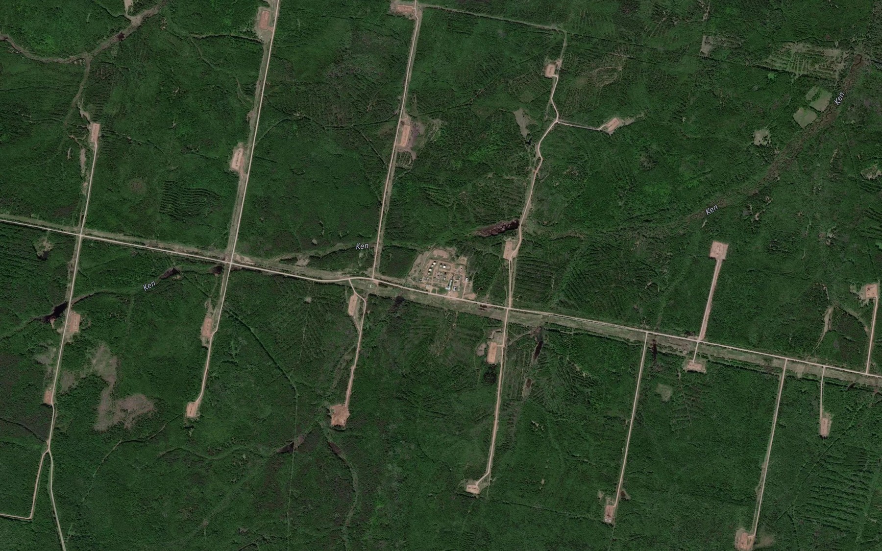 Satellite map of the Malyy Um