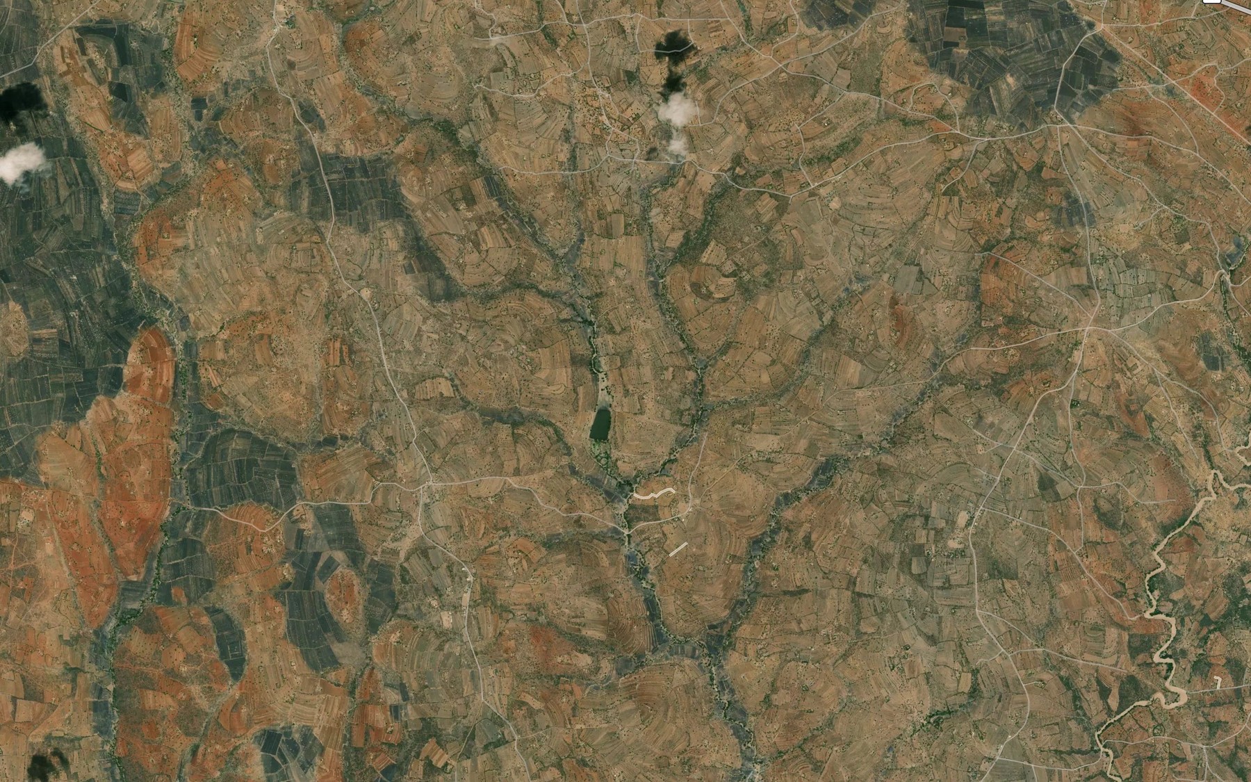 Satellite map of the Etumula