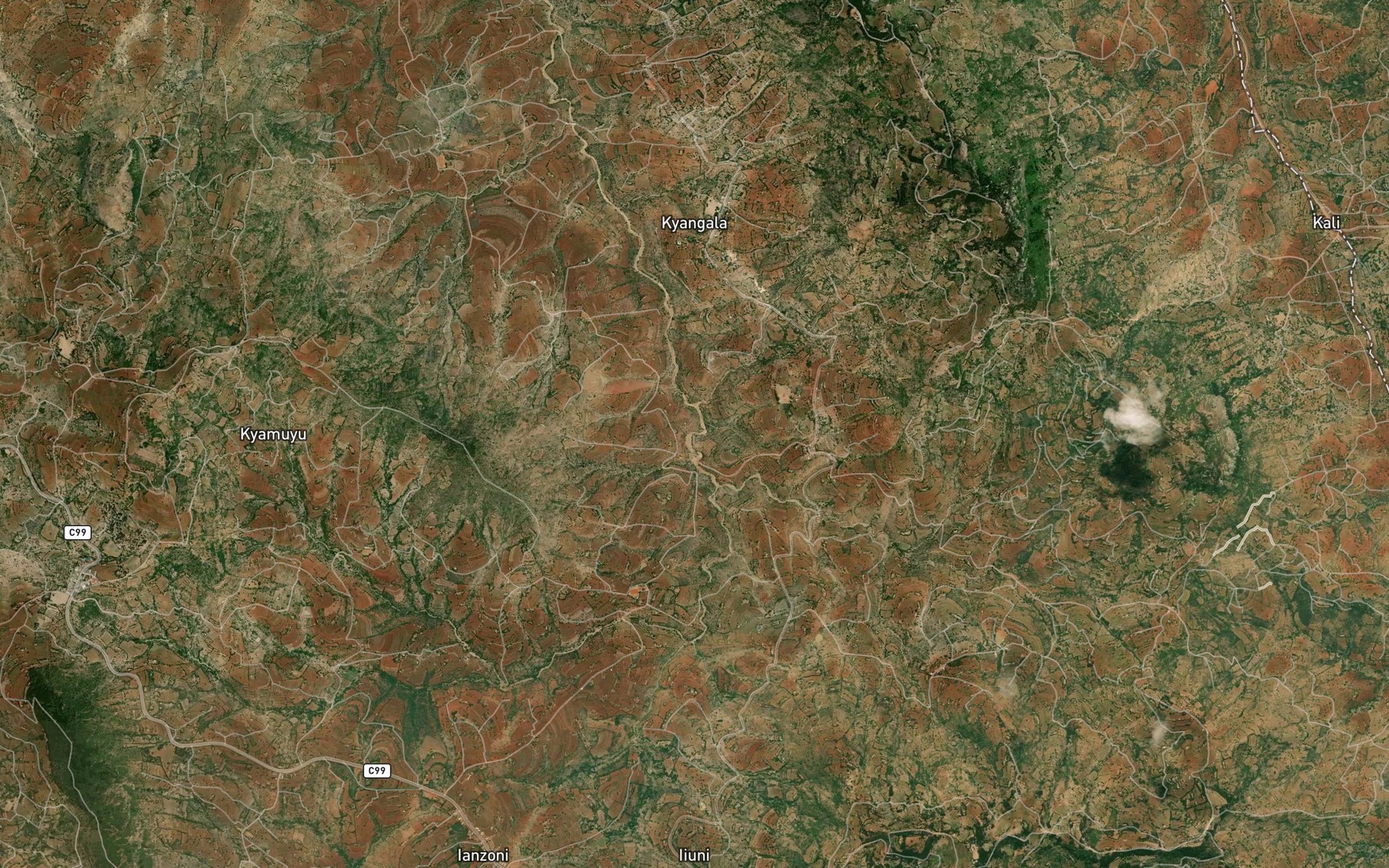 Satellite map of the Iiuni