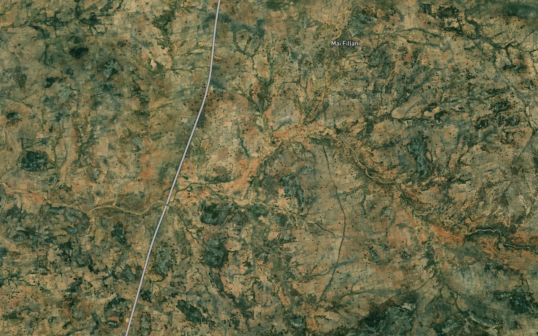 Satellite map of the River Bawan Adan