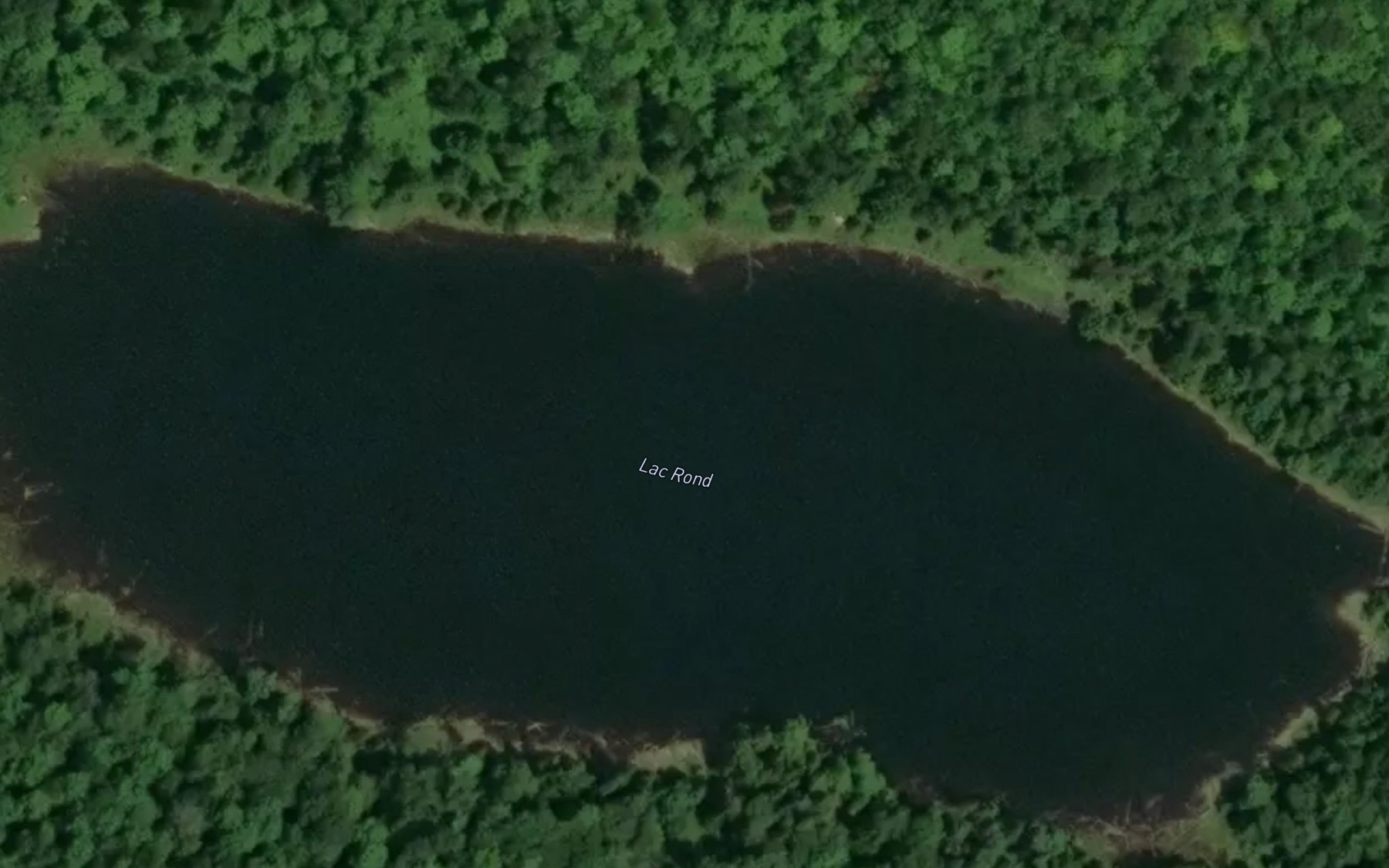 Satellite map of the Lac Rond