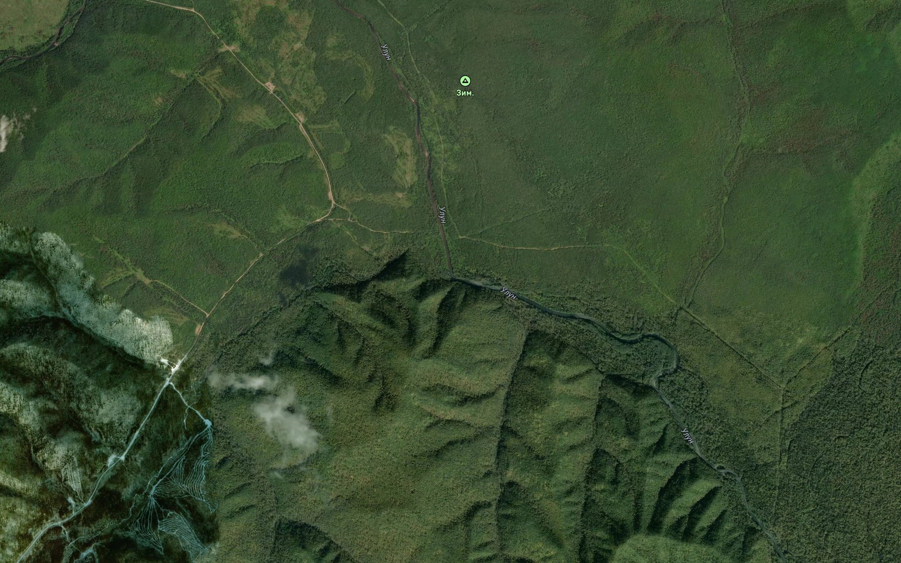 Satellite map of the Berezovaya