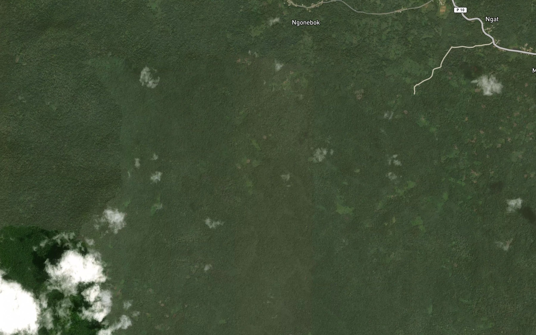 Satellite map of the Assoumwini