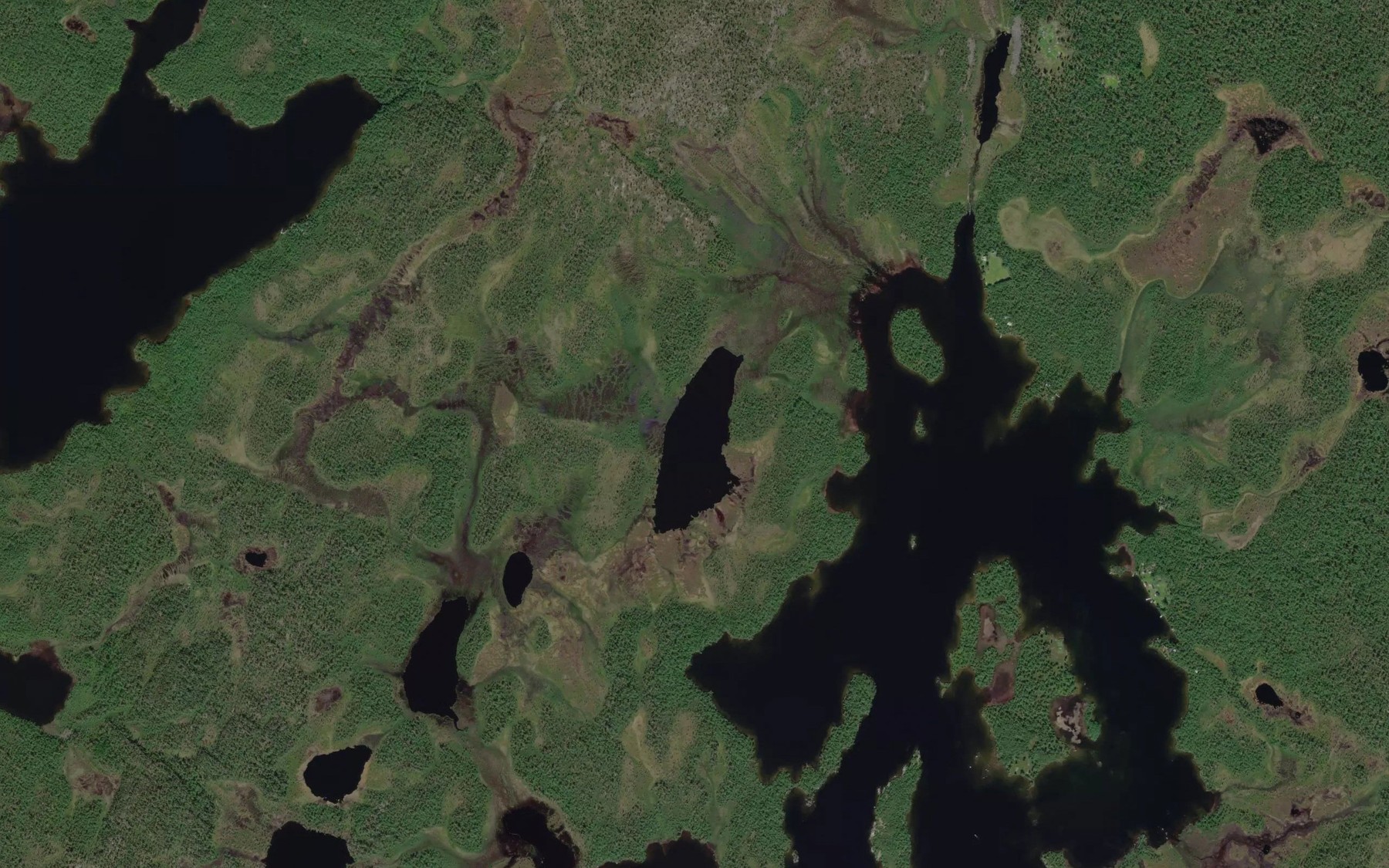 Satellite map of the Puastuppeljaavras