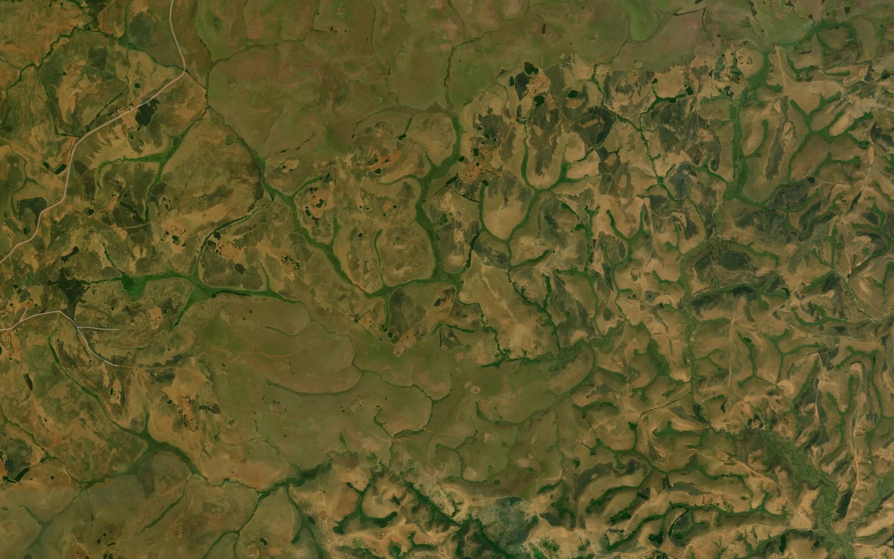 Satellite map of the Bakari