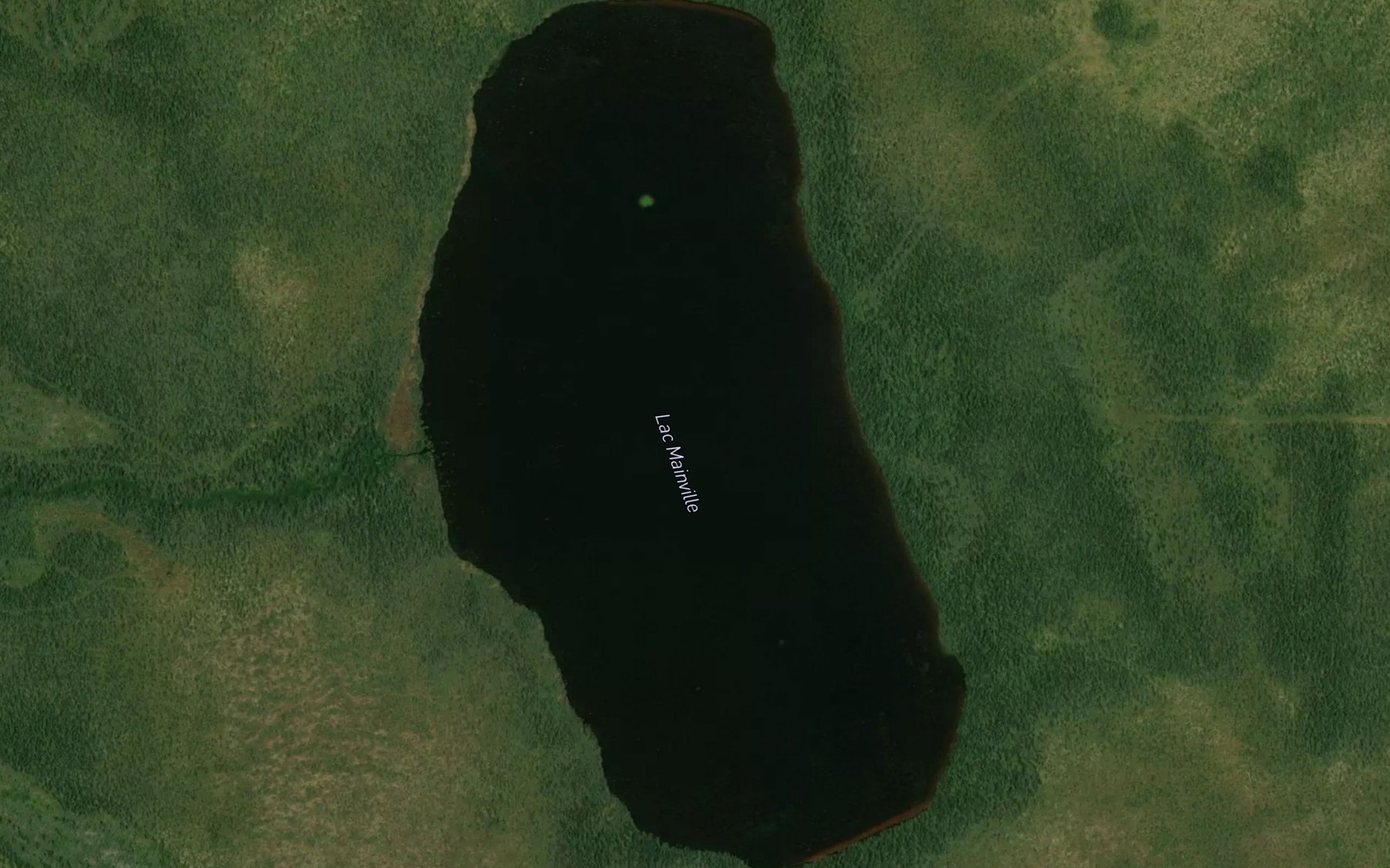 Satellite map of the Lac Mainville