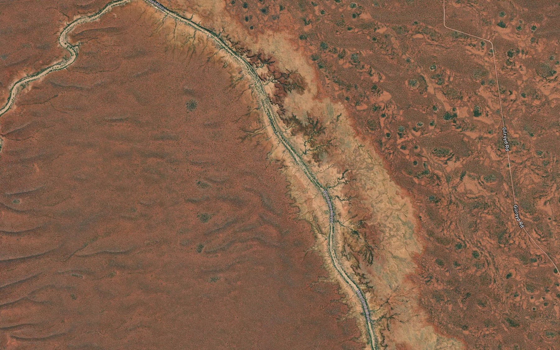 Satellite map of the Callytharra Pool