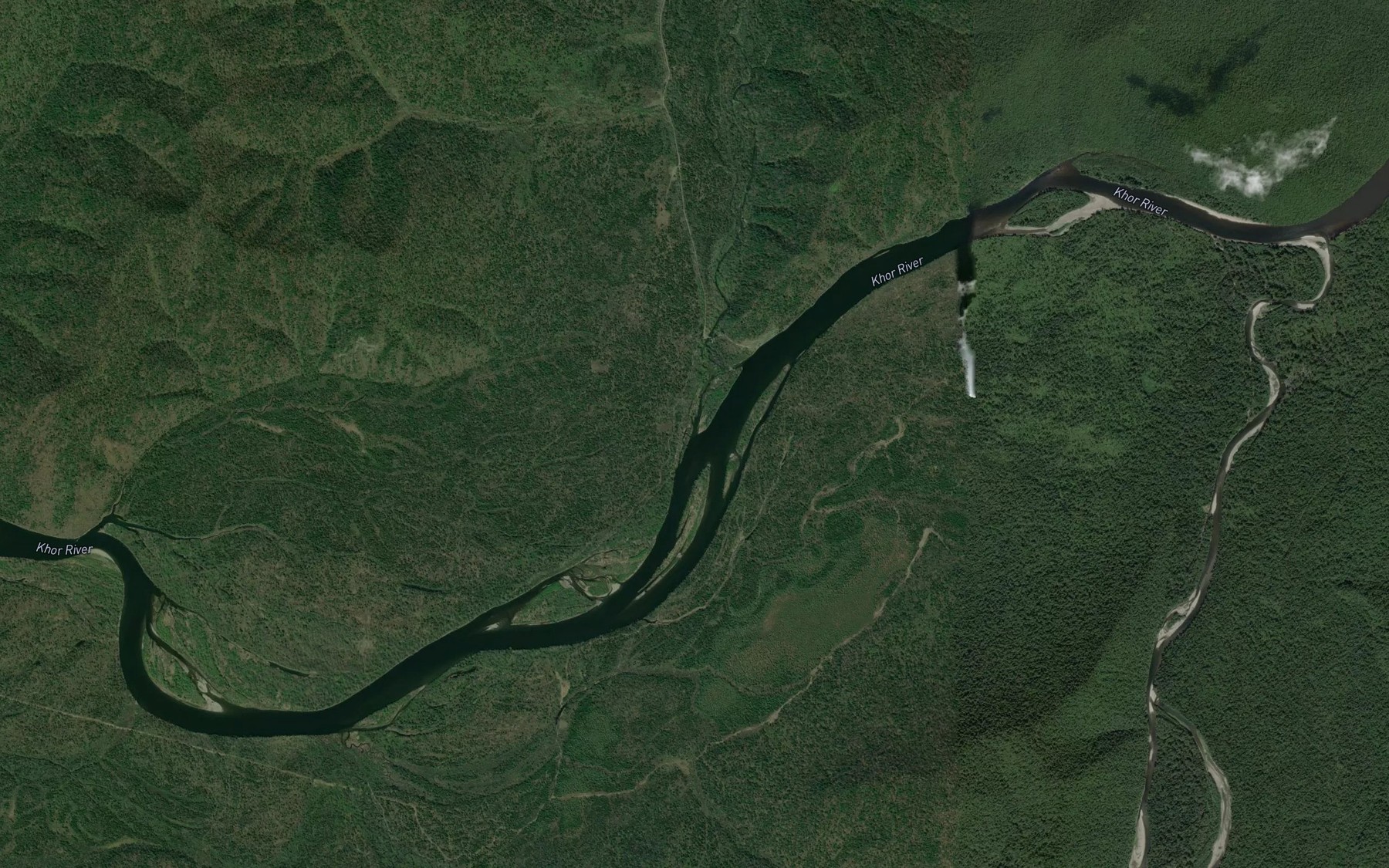 Satellite map of the Kolomi