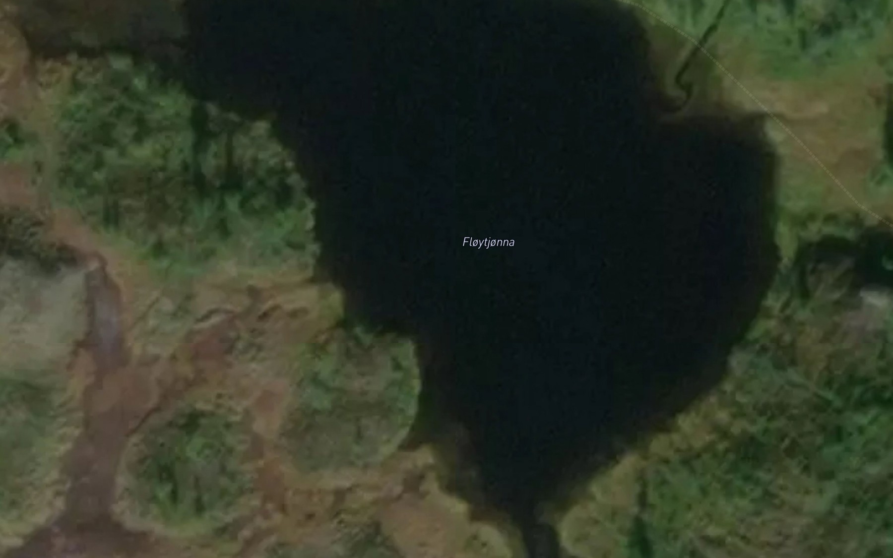 Satellite map of the Floytjonna