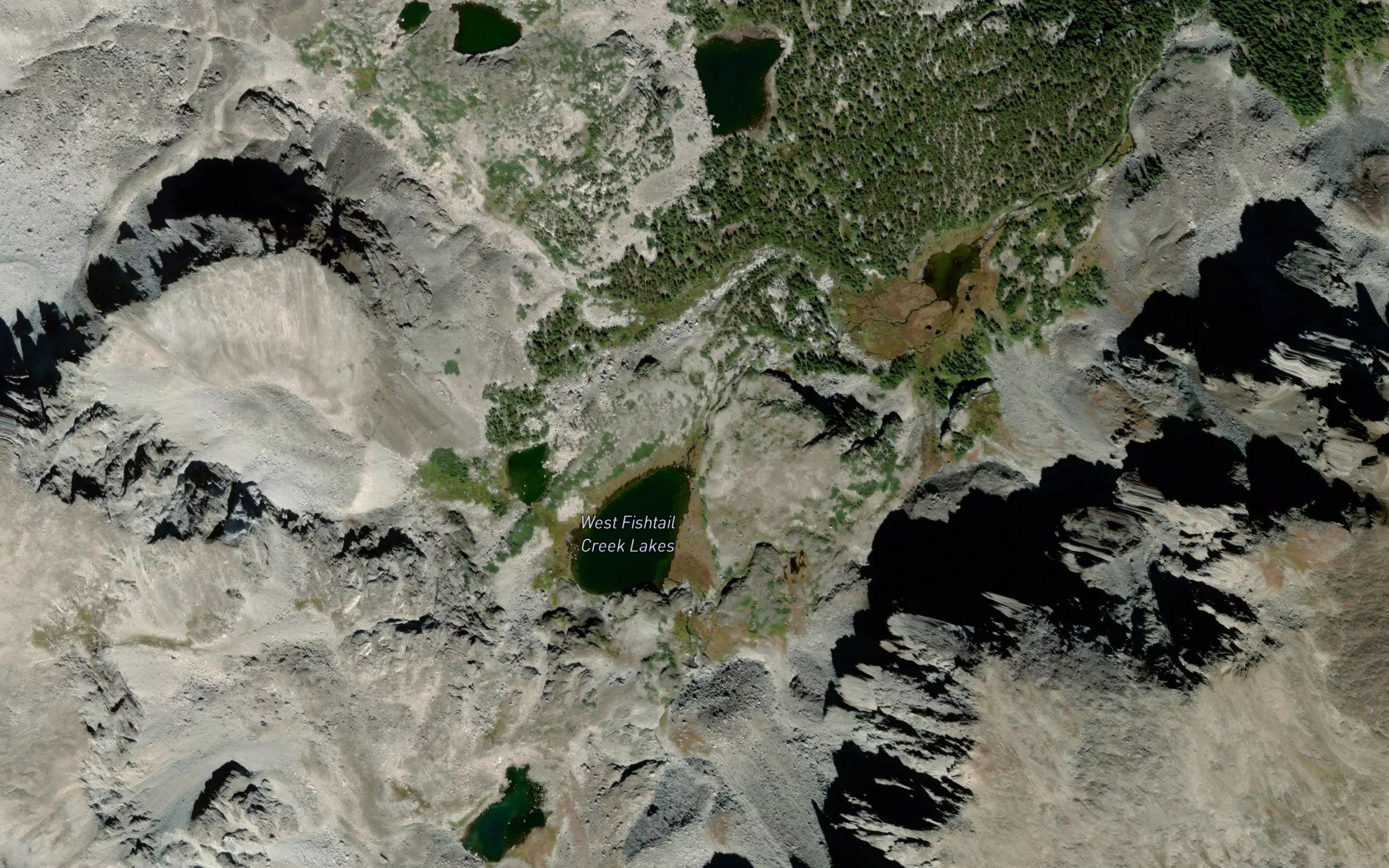 West Fishtail Creek Lakes