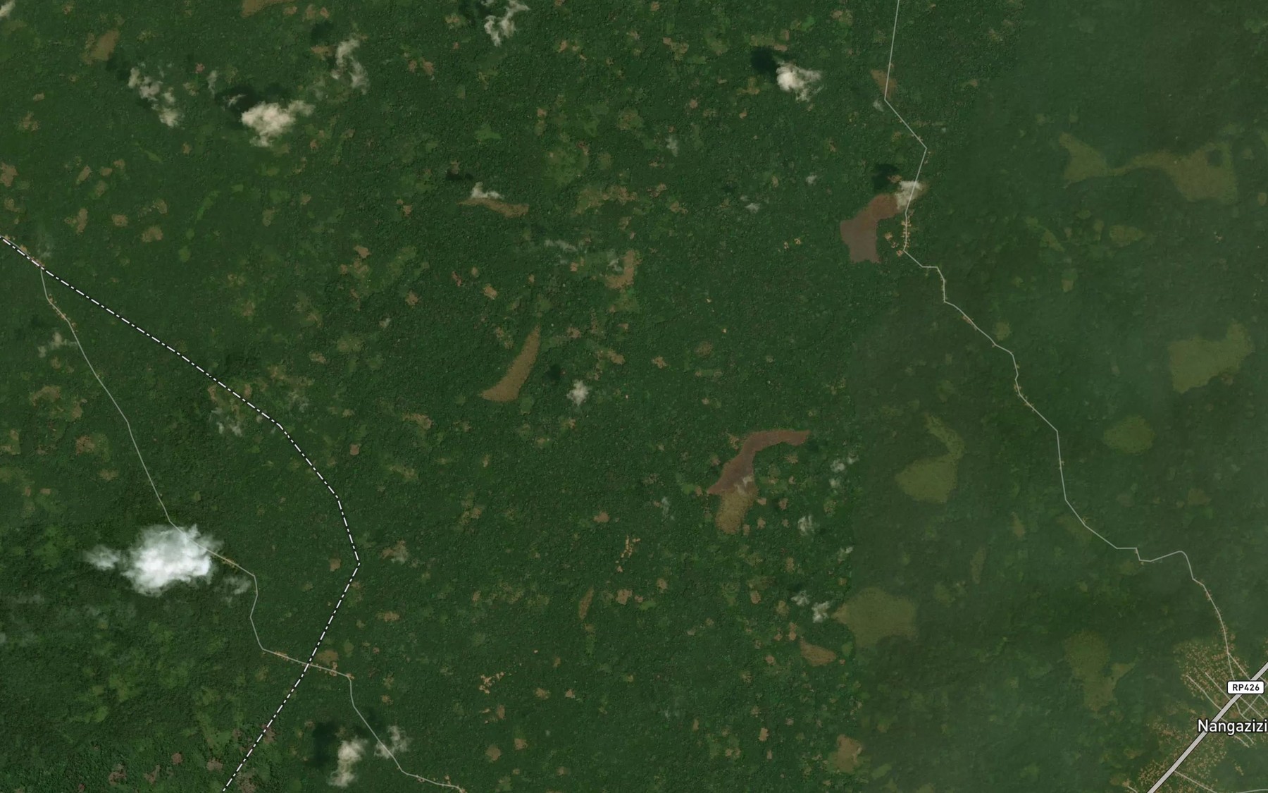 Satellite map of the Nedula