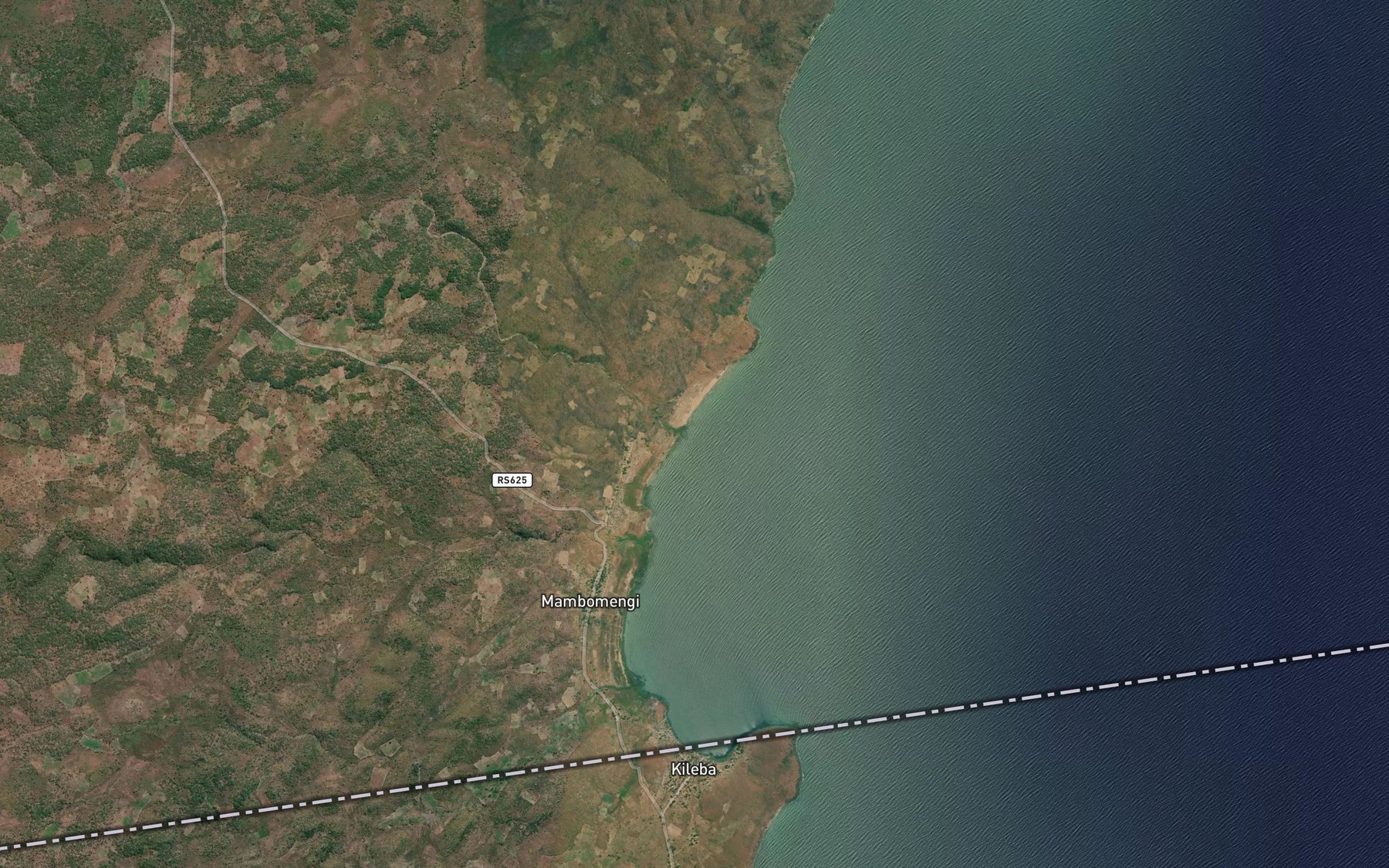 Satellite map of the Kambula