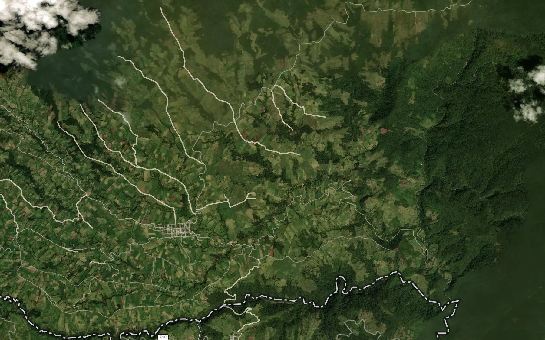 Satellite map of the Rio San Francisco