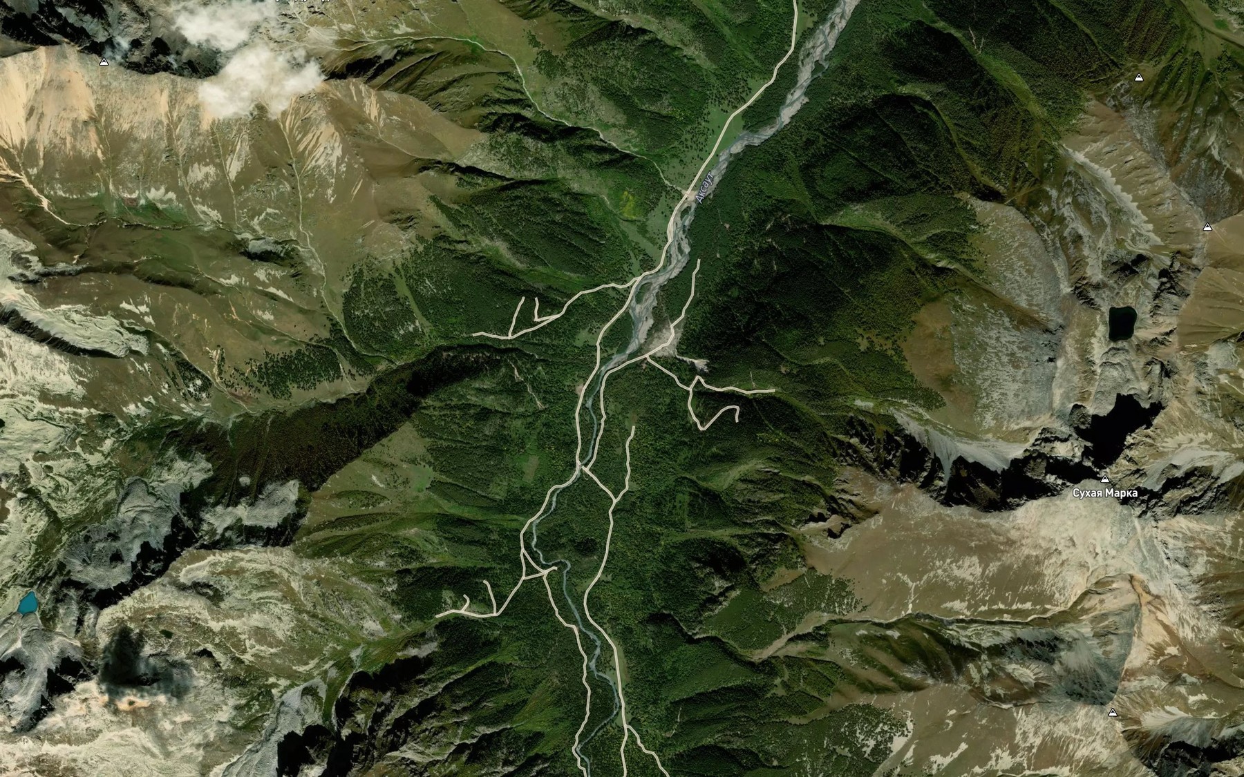 Satellite map of the Khodyuk