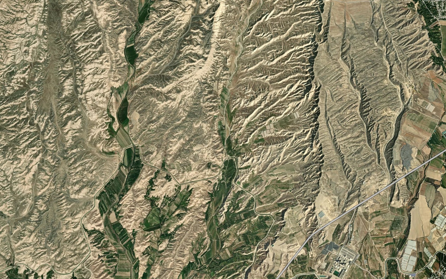 Satellite map of the Keneko`lsoy