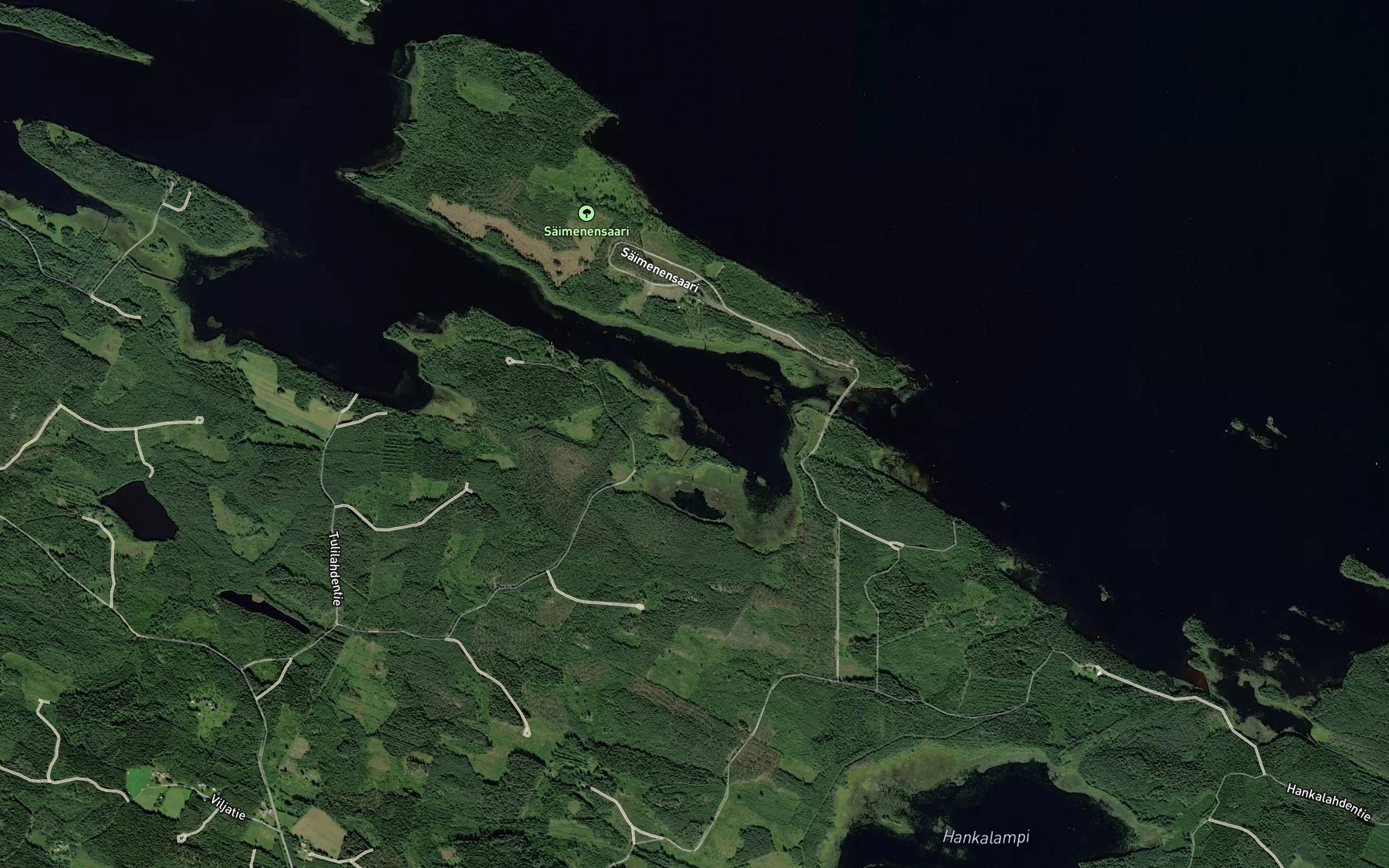 Satellite map of the Noronlahti