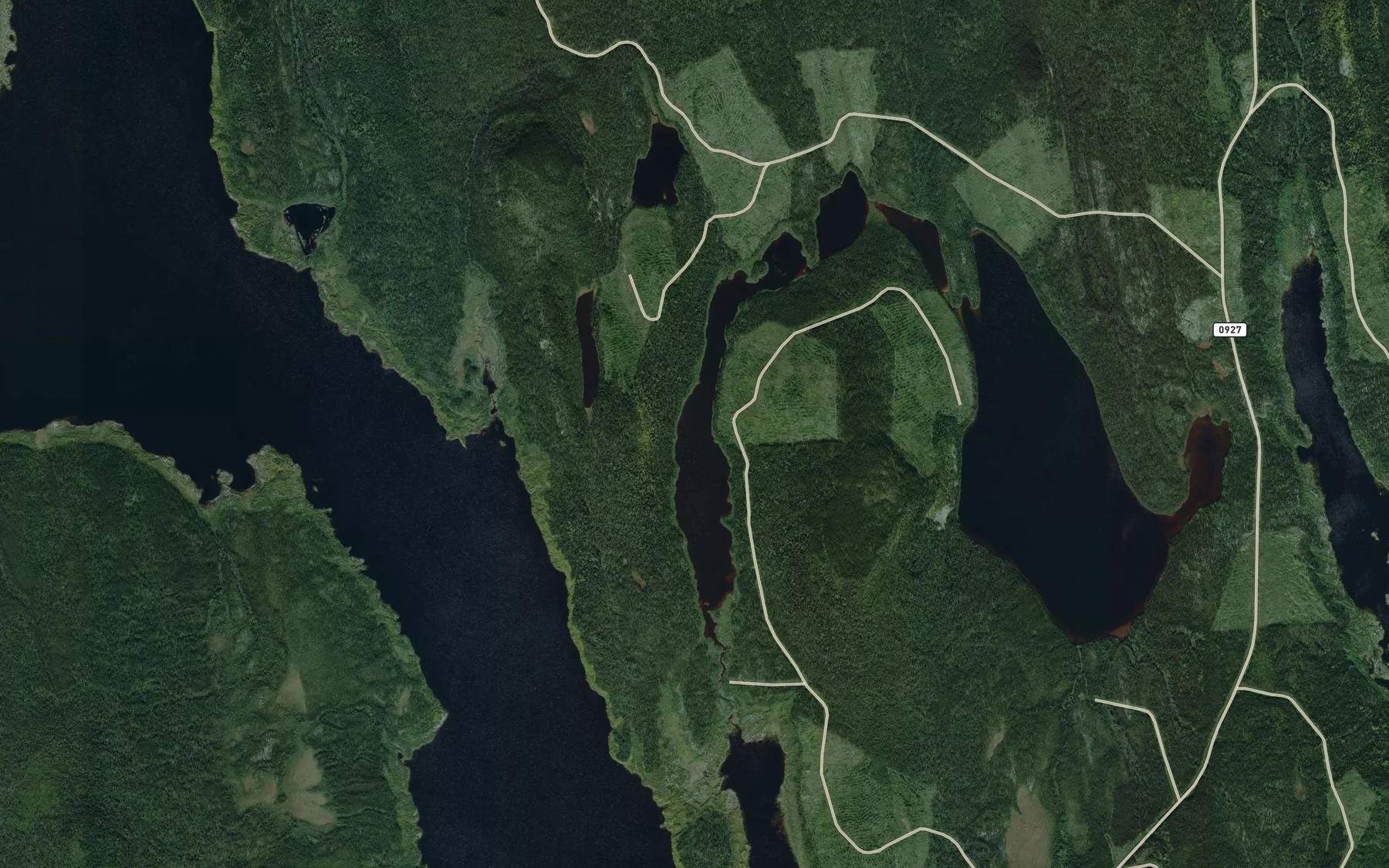 Satellite map of the Lac du Fut