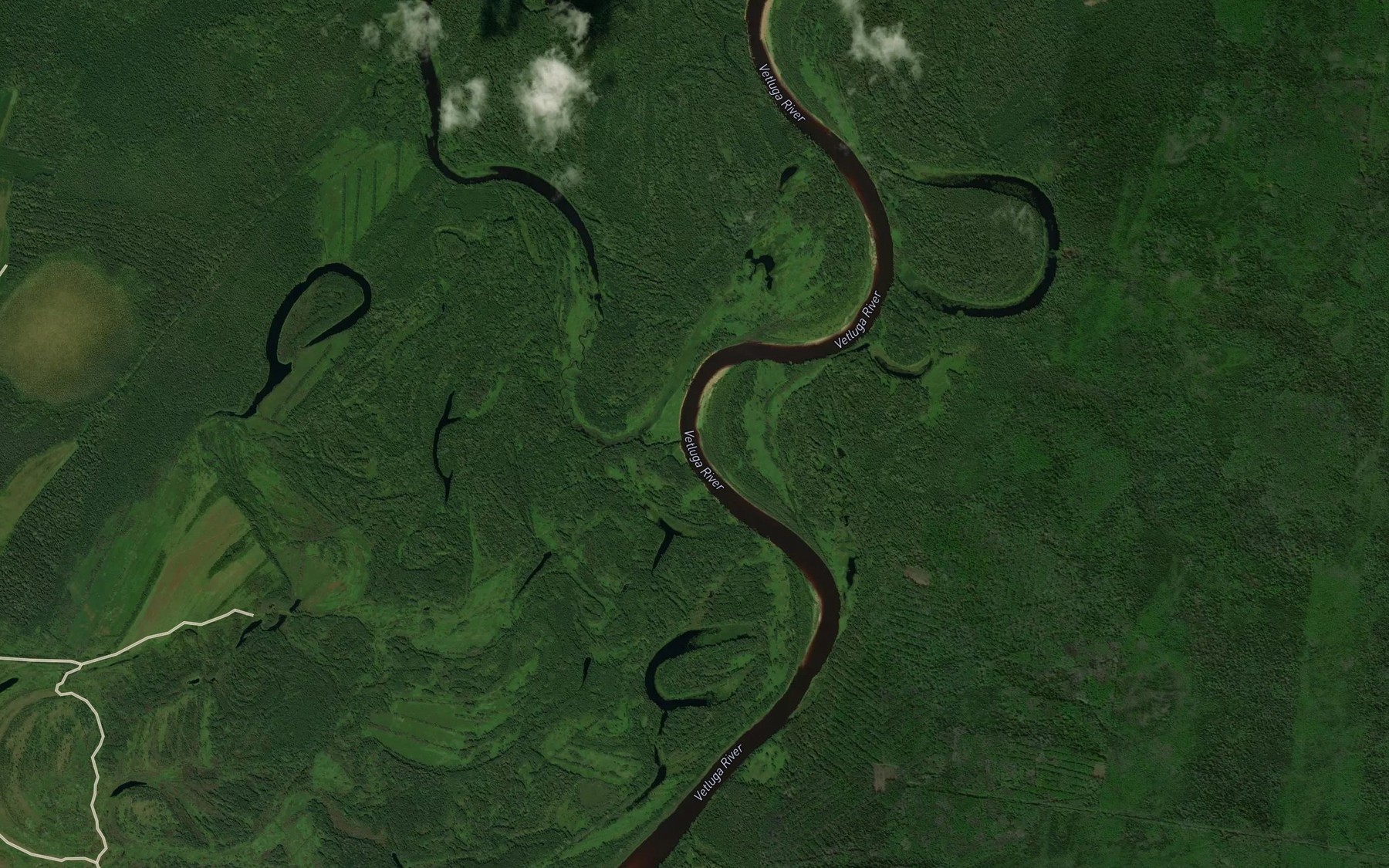 Satellite map of the Petrovskiy Ferdos
