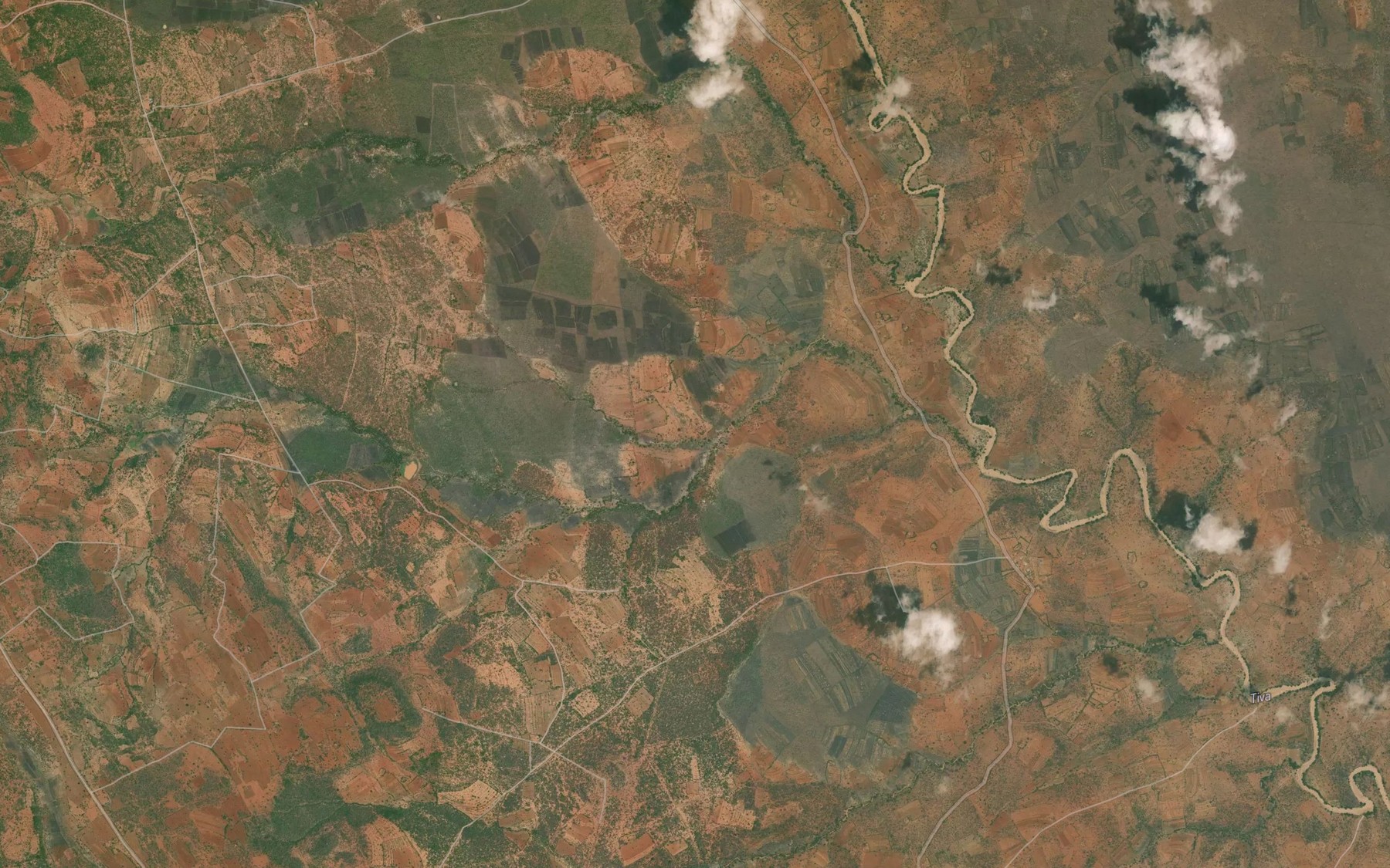 Satellite map of the Kalikubu