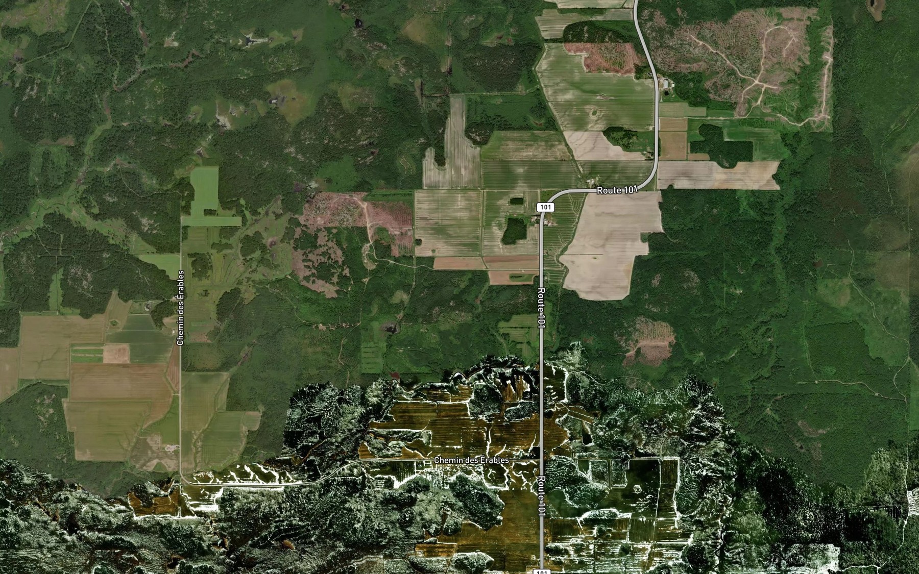 Satellite map of the Cours d'eau Cyrenne