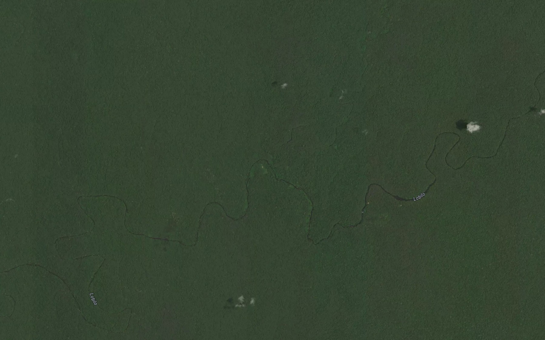Satellite map of the Luguma