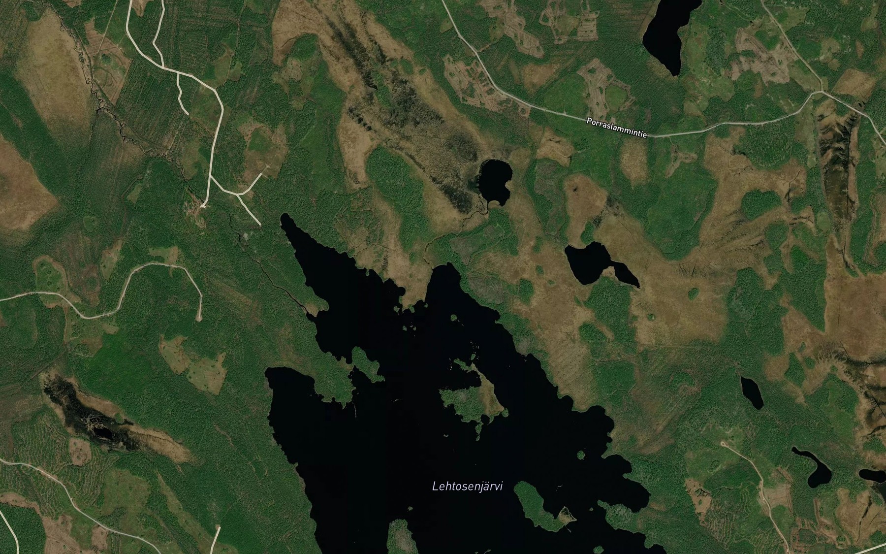 Satellite map of the Siivenlahti