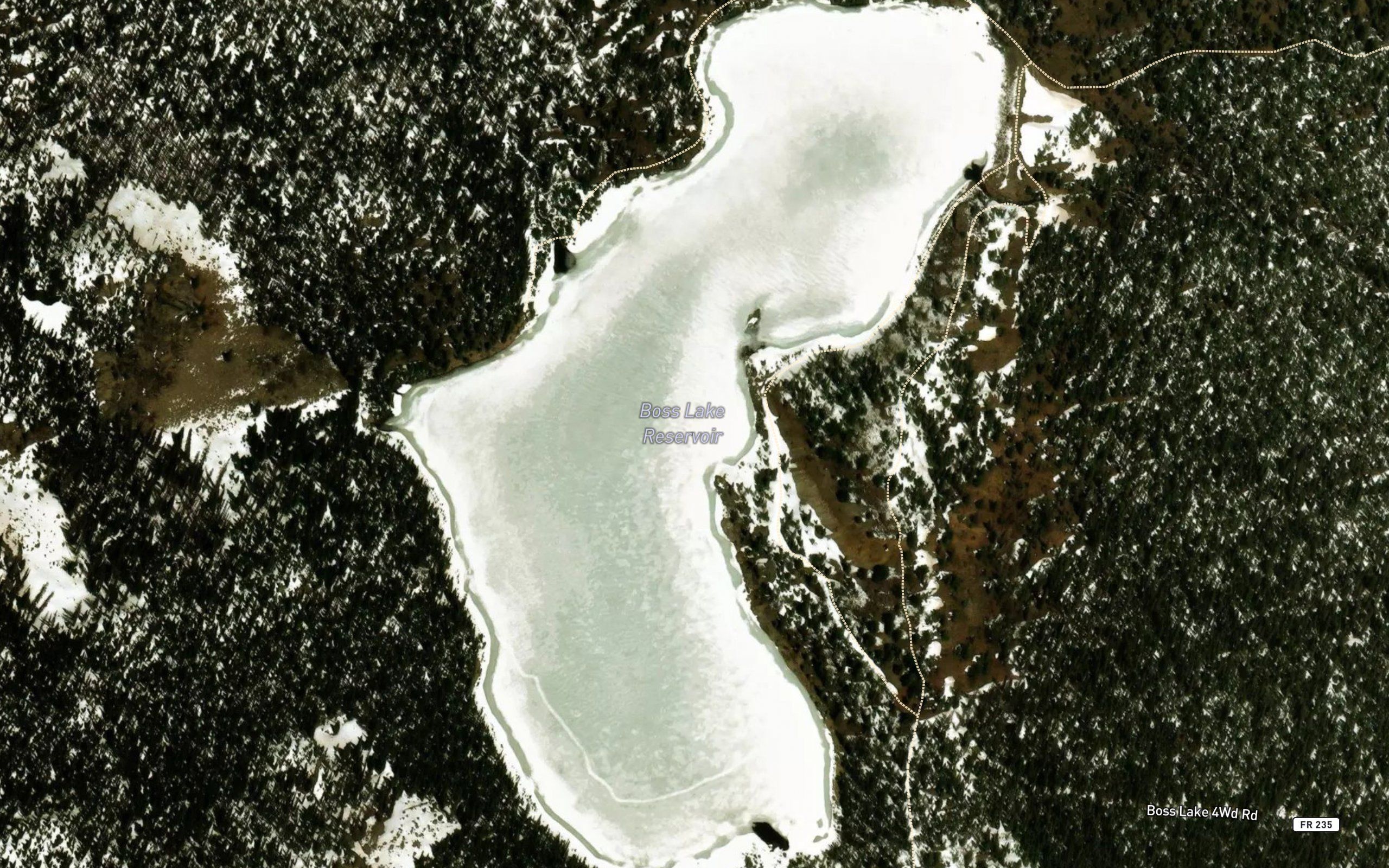Boss Lake Reservoir