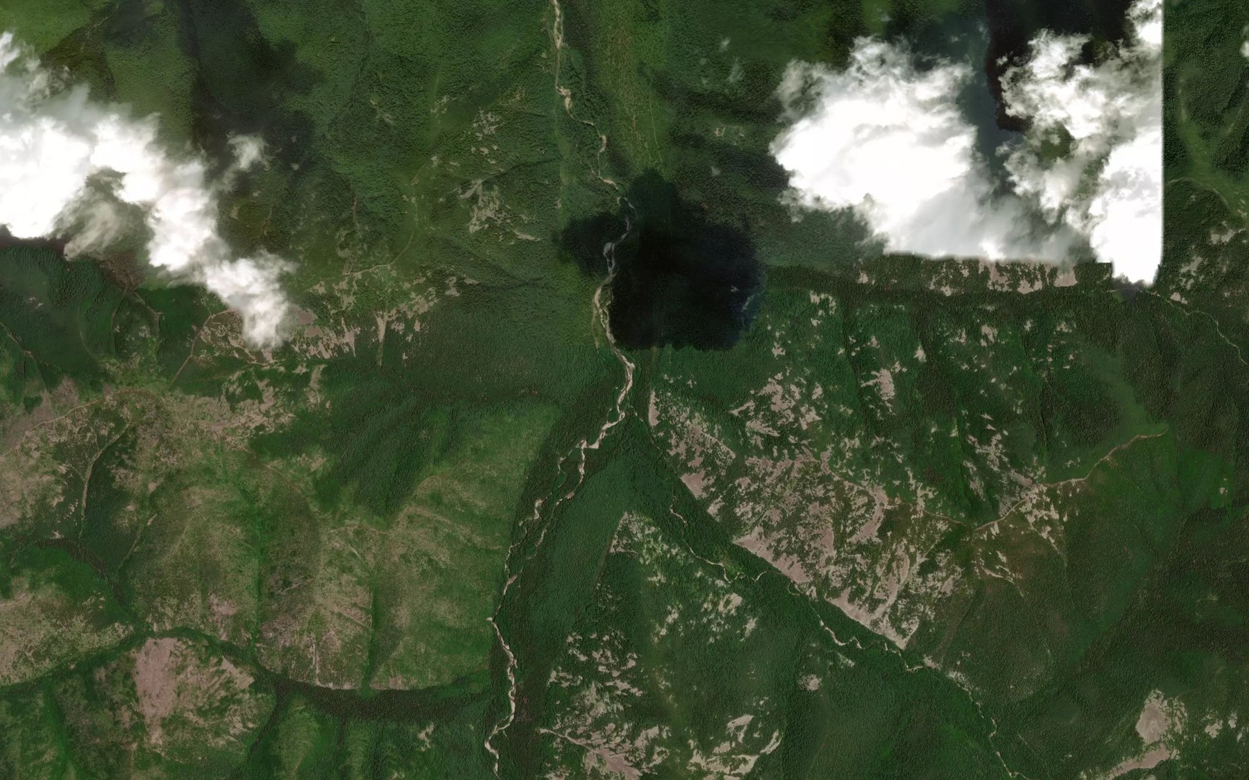 Satellite map of the Keden