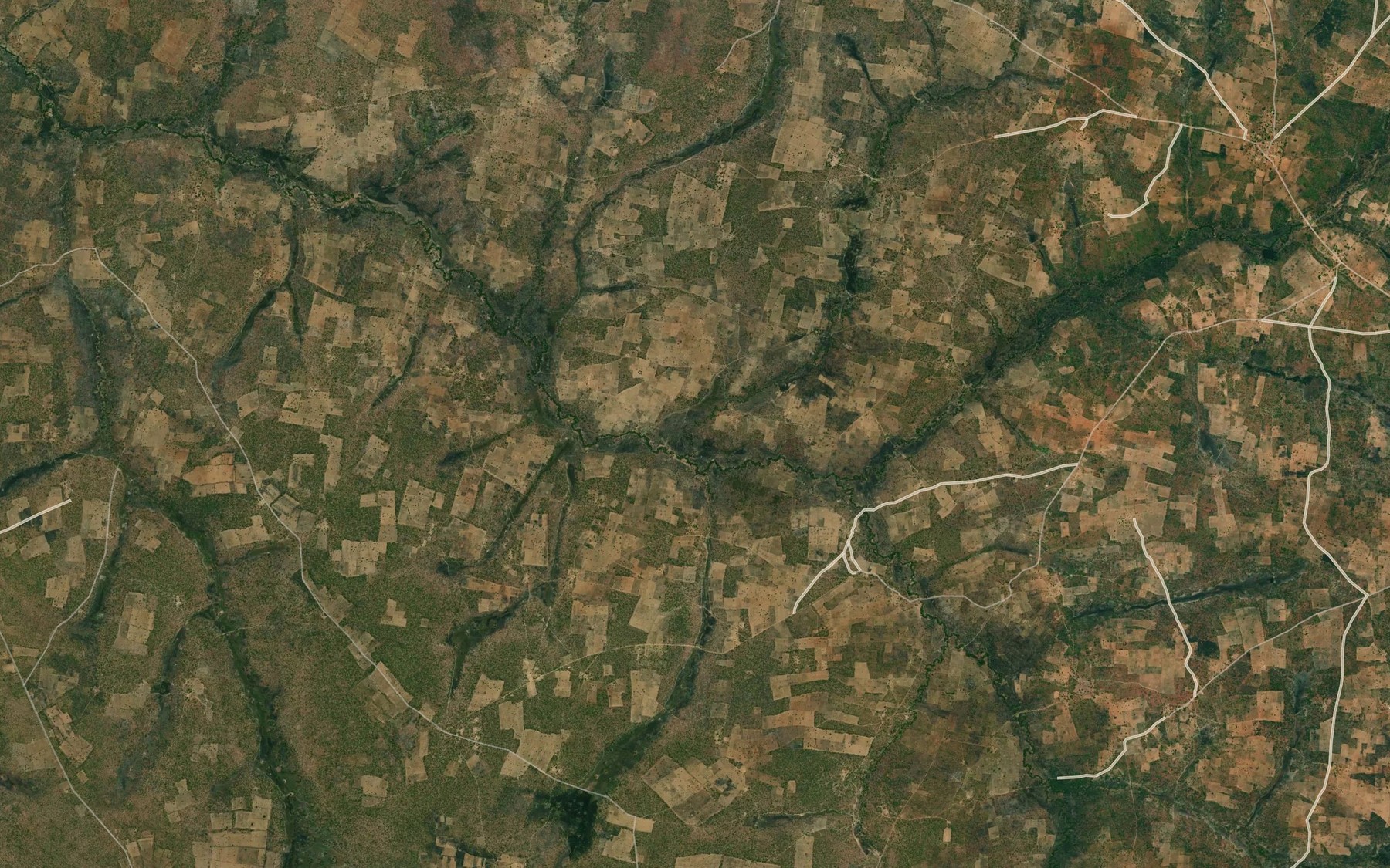 Satellite map of the Katete