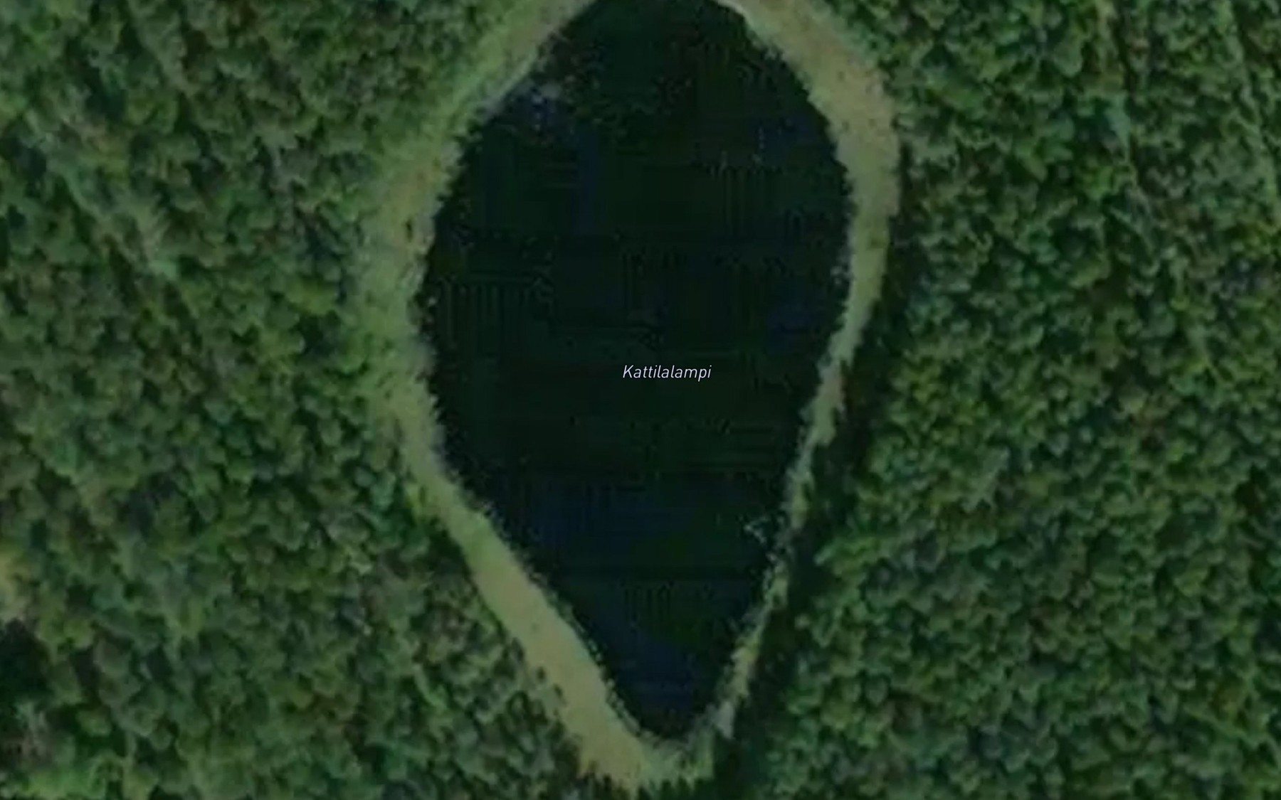Satellite map of the Kattilalampi