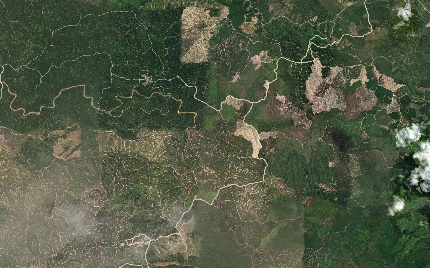 Satellite map of the Lubok Punah