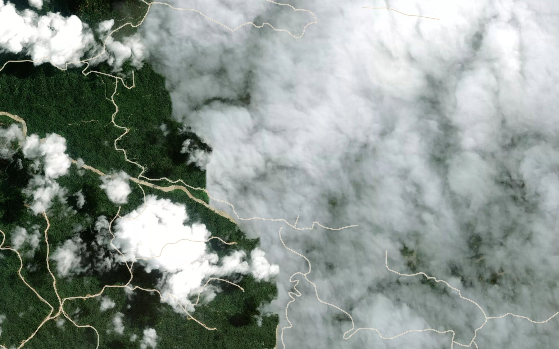 Satellite map of the Sungai Apan