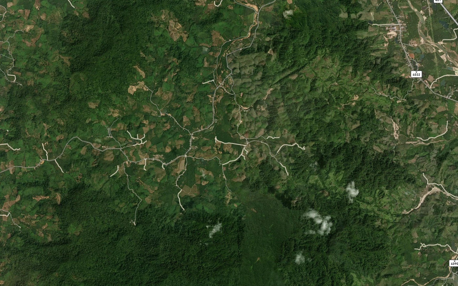 Satellite map of the Khlong Bang I Sat
