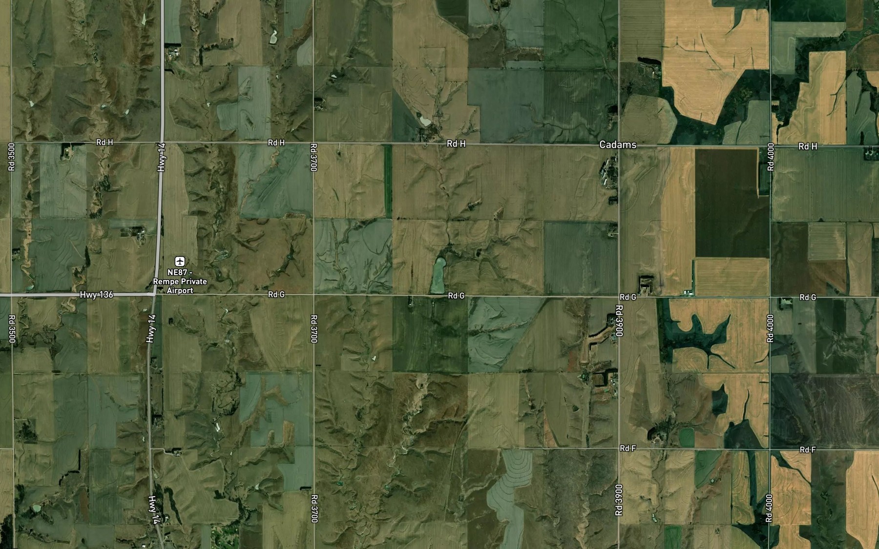Satellite map of the Higer Reservoir