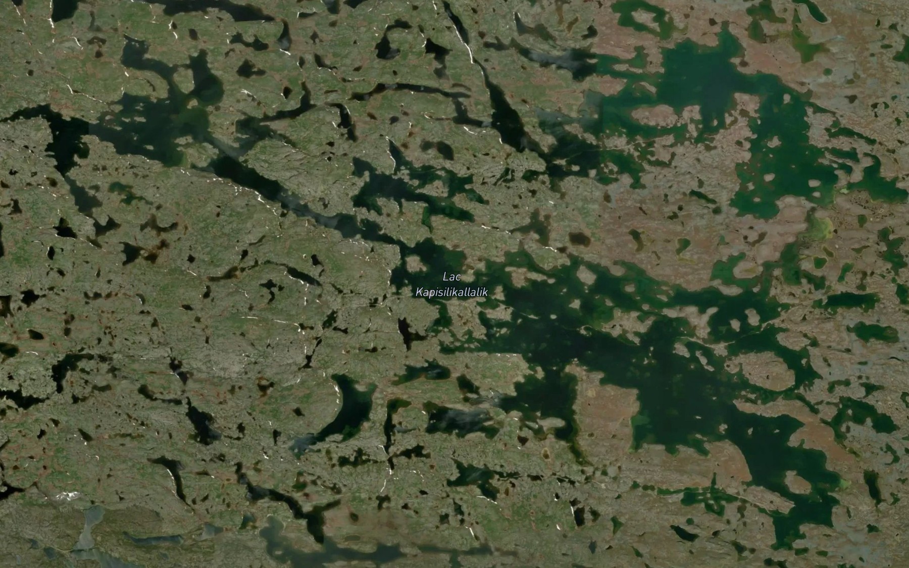 Satellite map of the Lac Kapisilikallalik
