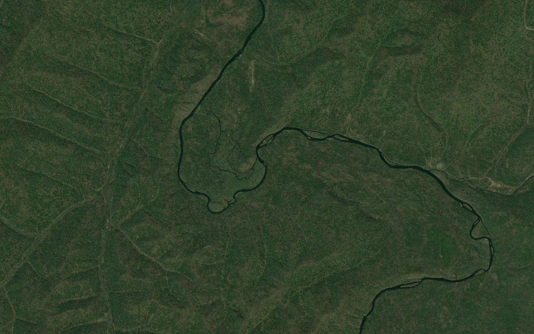 Satellite map of the Marevyy