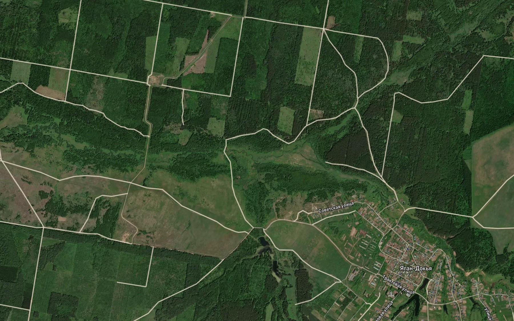 Satellite map of the Chutozhmunka