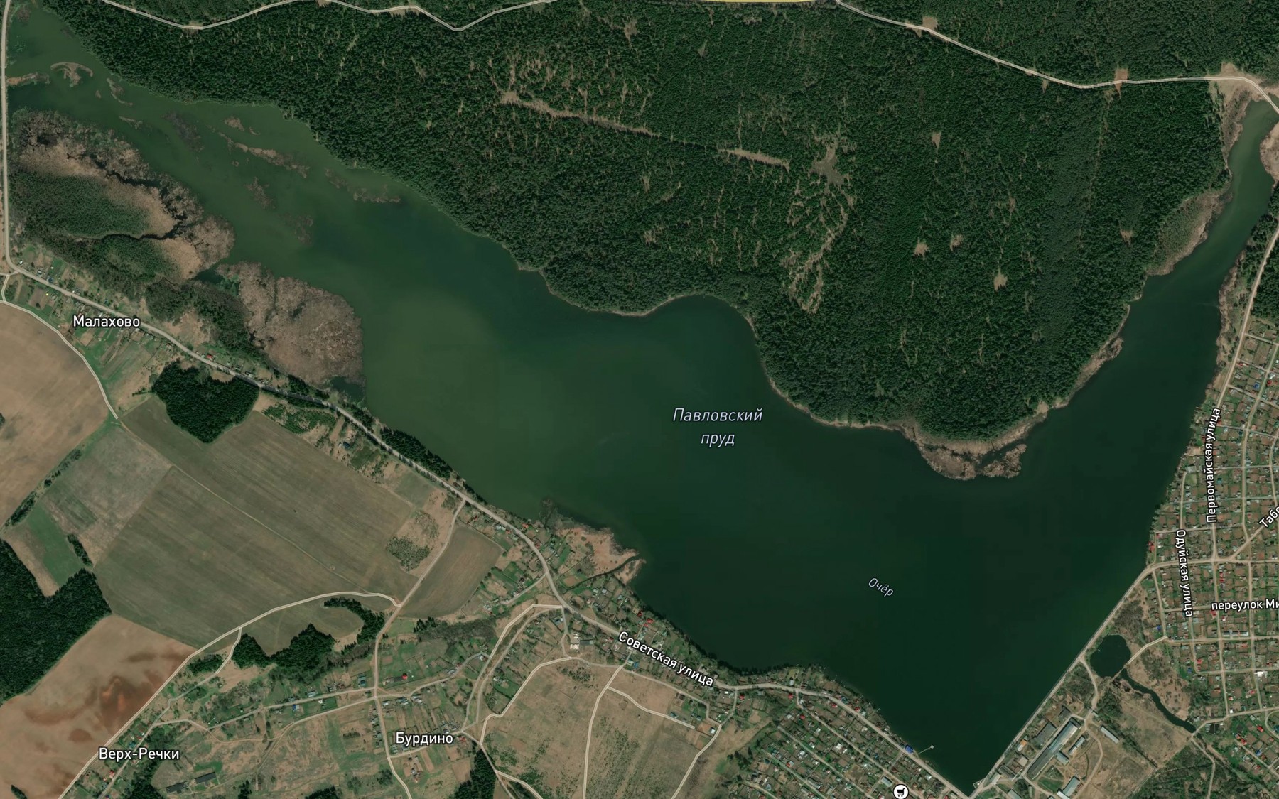 Satellite map of the Prud Pavlovskiy