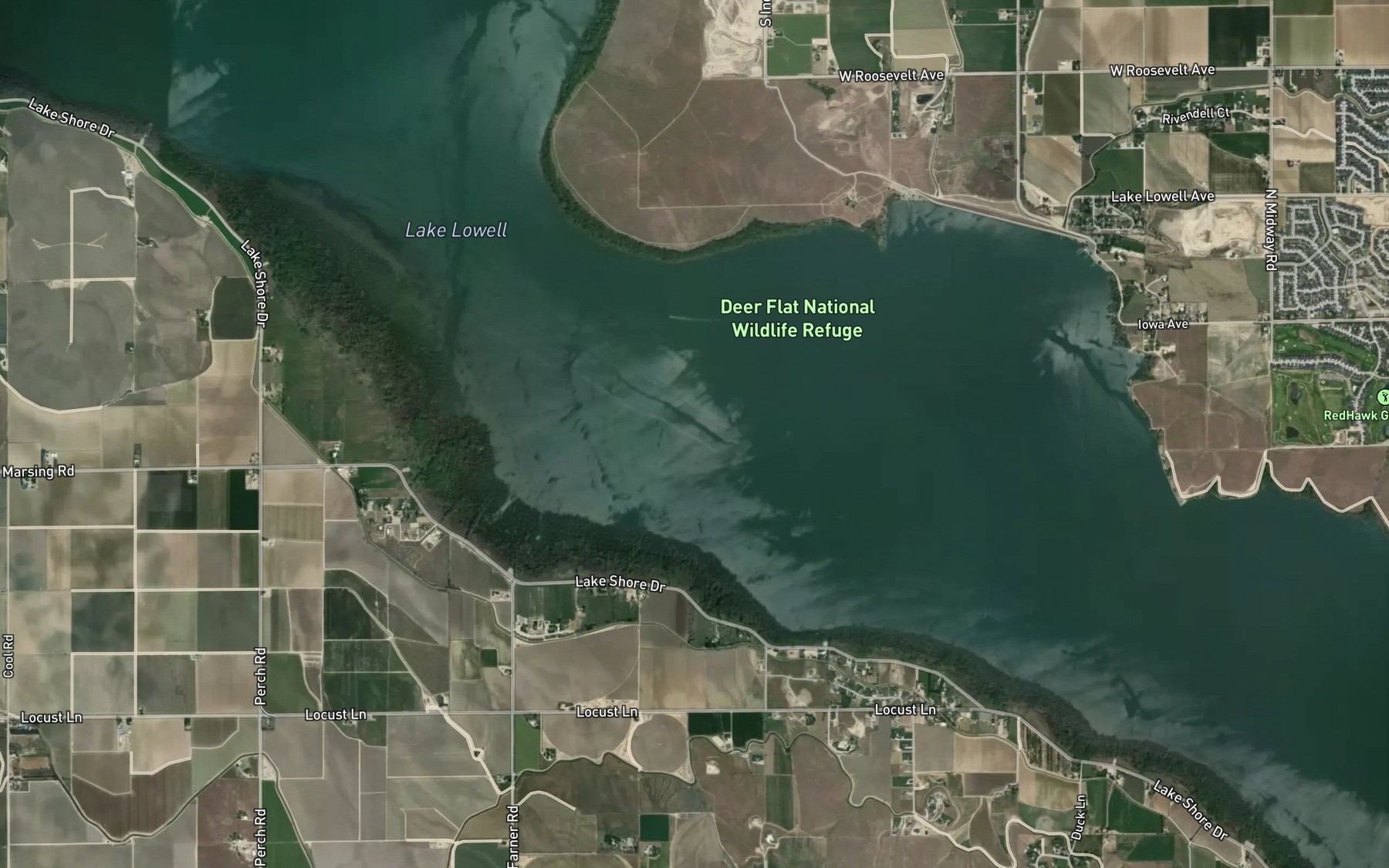 Satellite map of the Spot 6