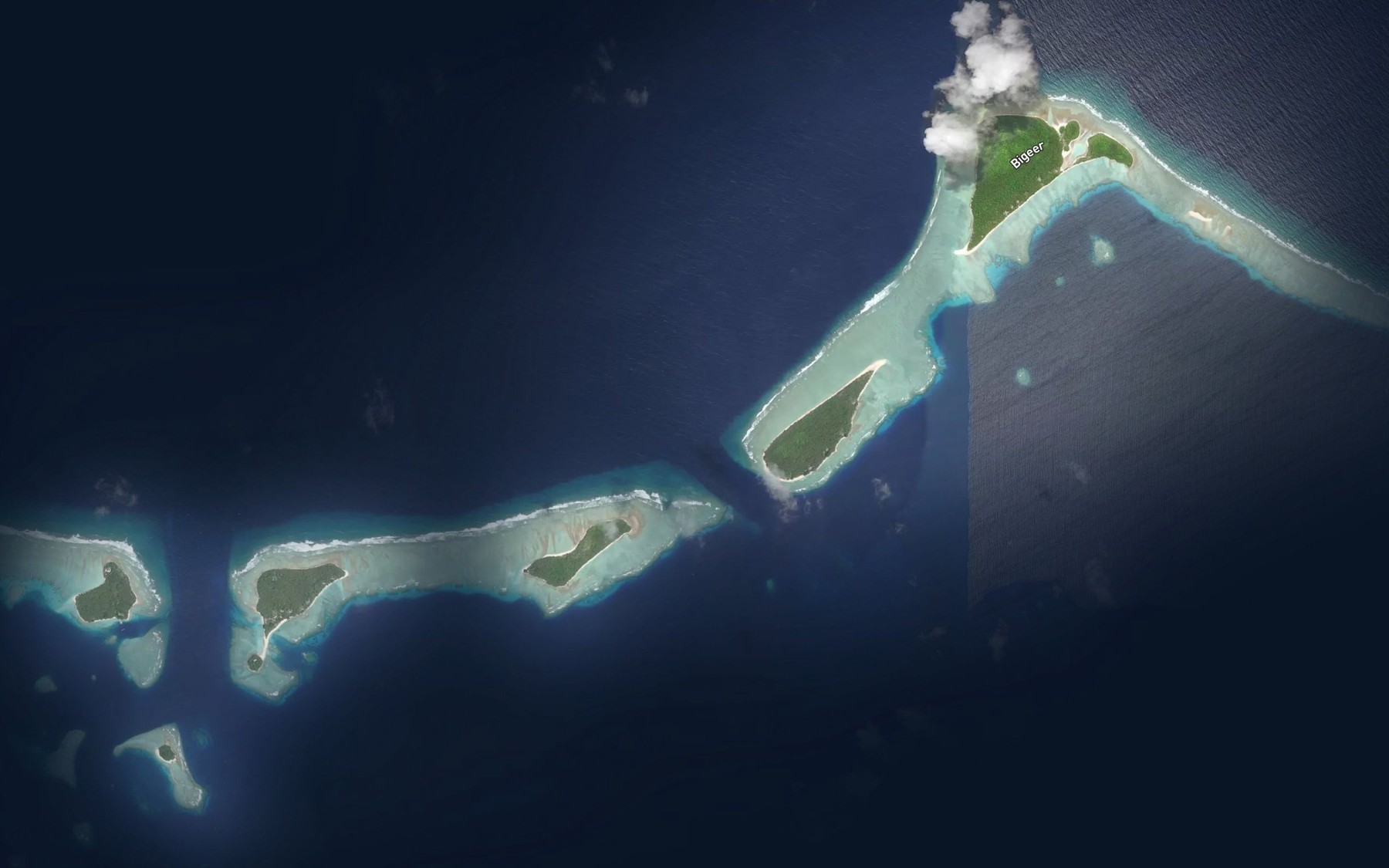 Satellite map of the Mezetchoku Passage