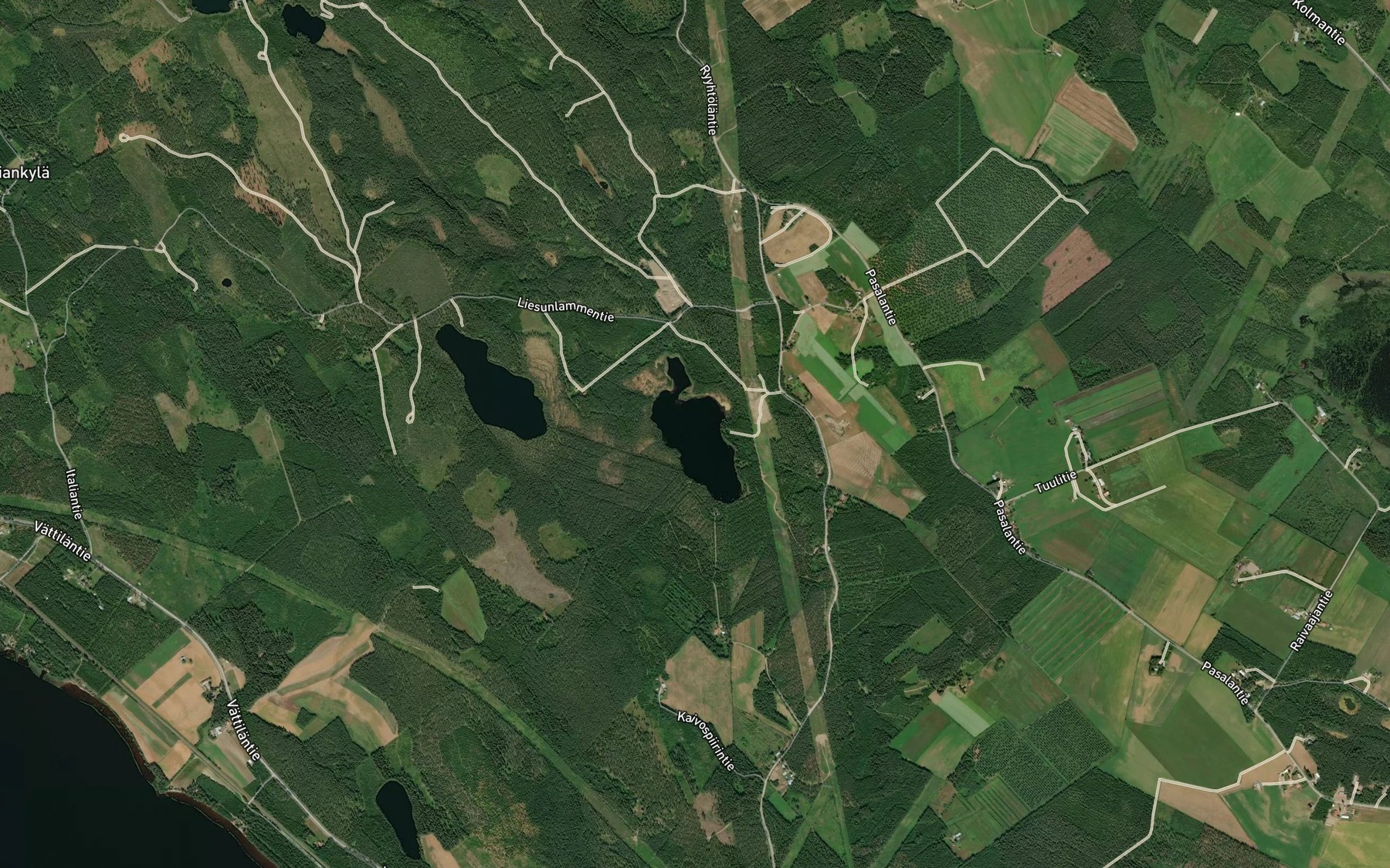 Satellite map of the Saynelampi